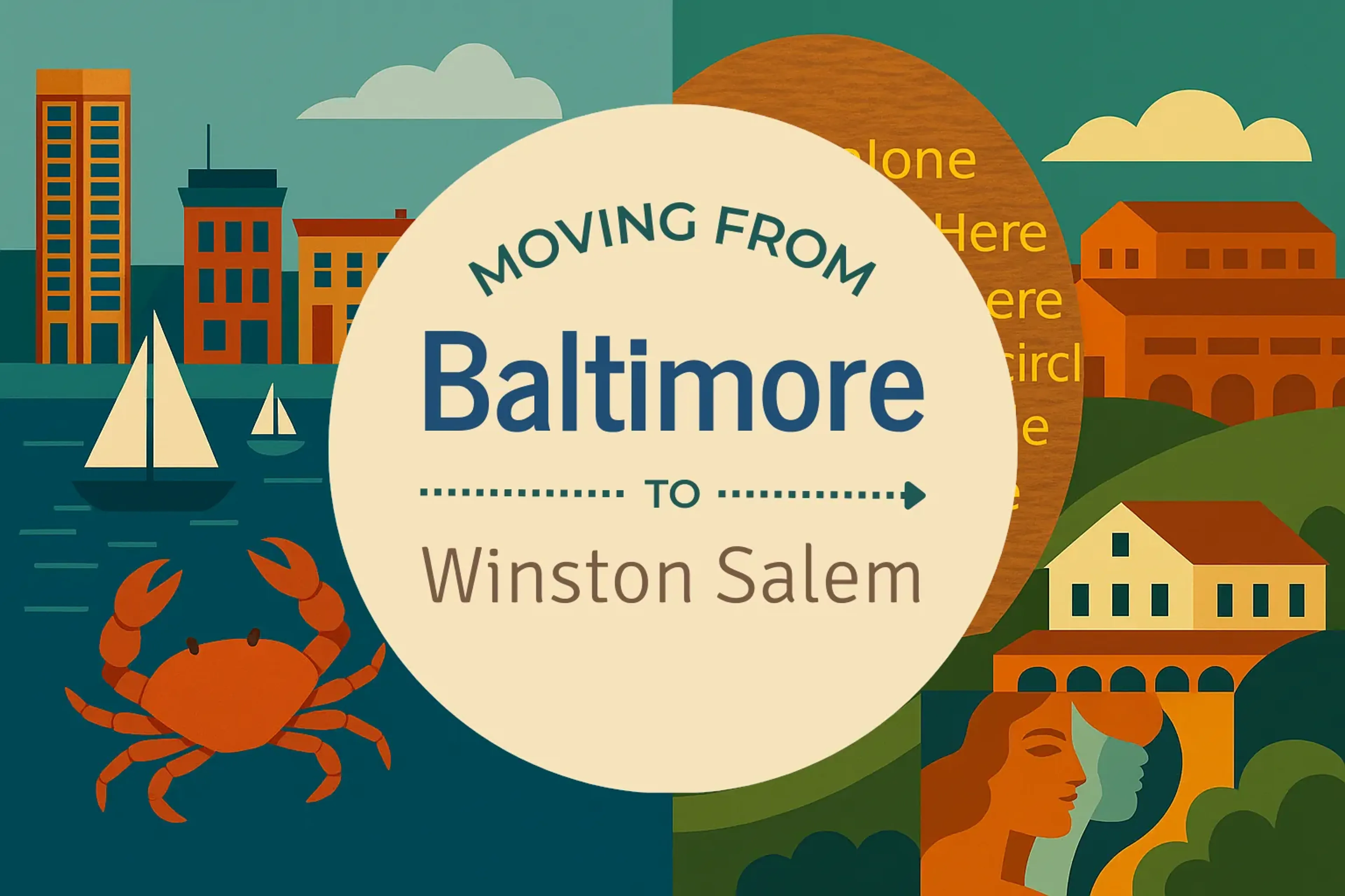 Side-by-side comparison of Baltimore to Winston Salem moving companies