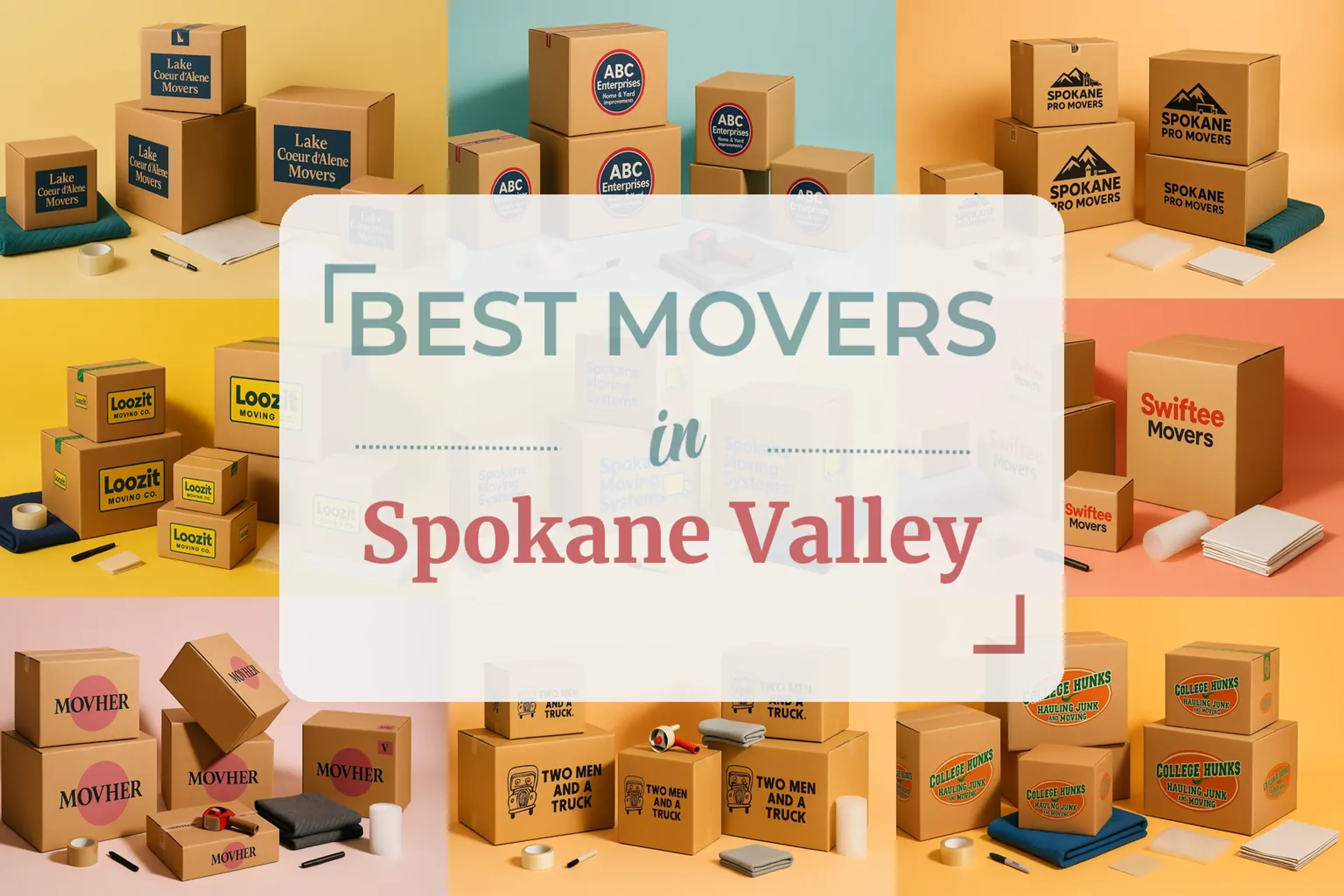 Side-by-side comparison of Spokane Valley moving companies
