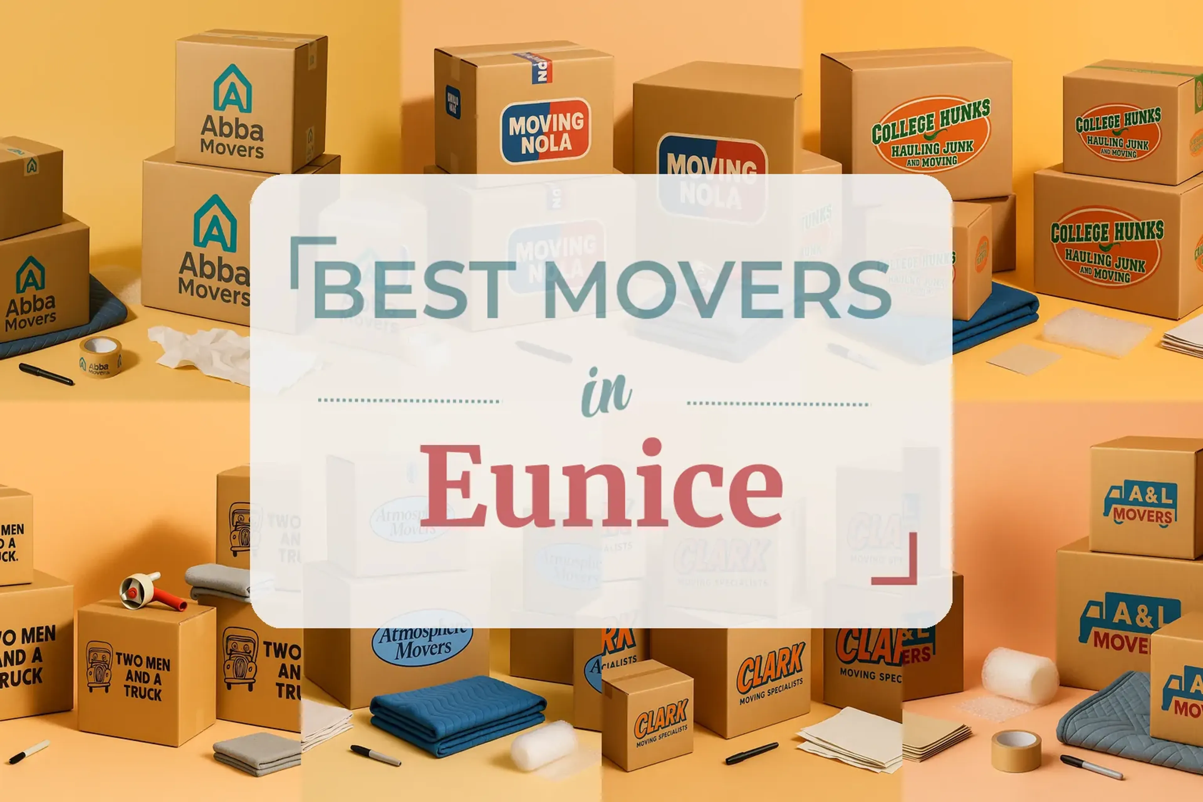 Side-by-side comparison of Eunice moving companies