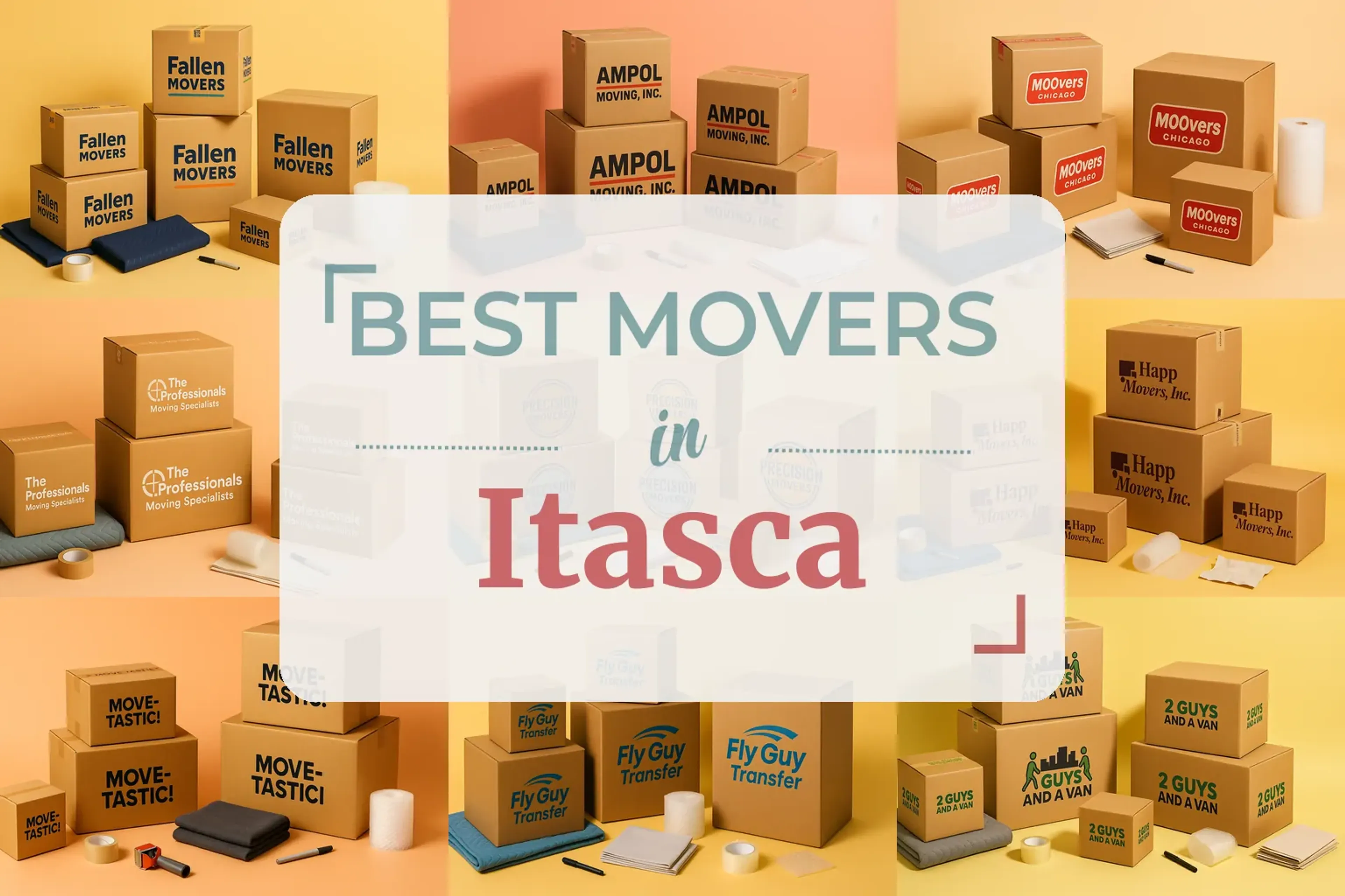 Side-by-side comparison of Itasca moving companies