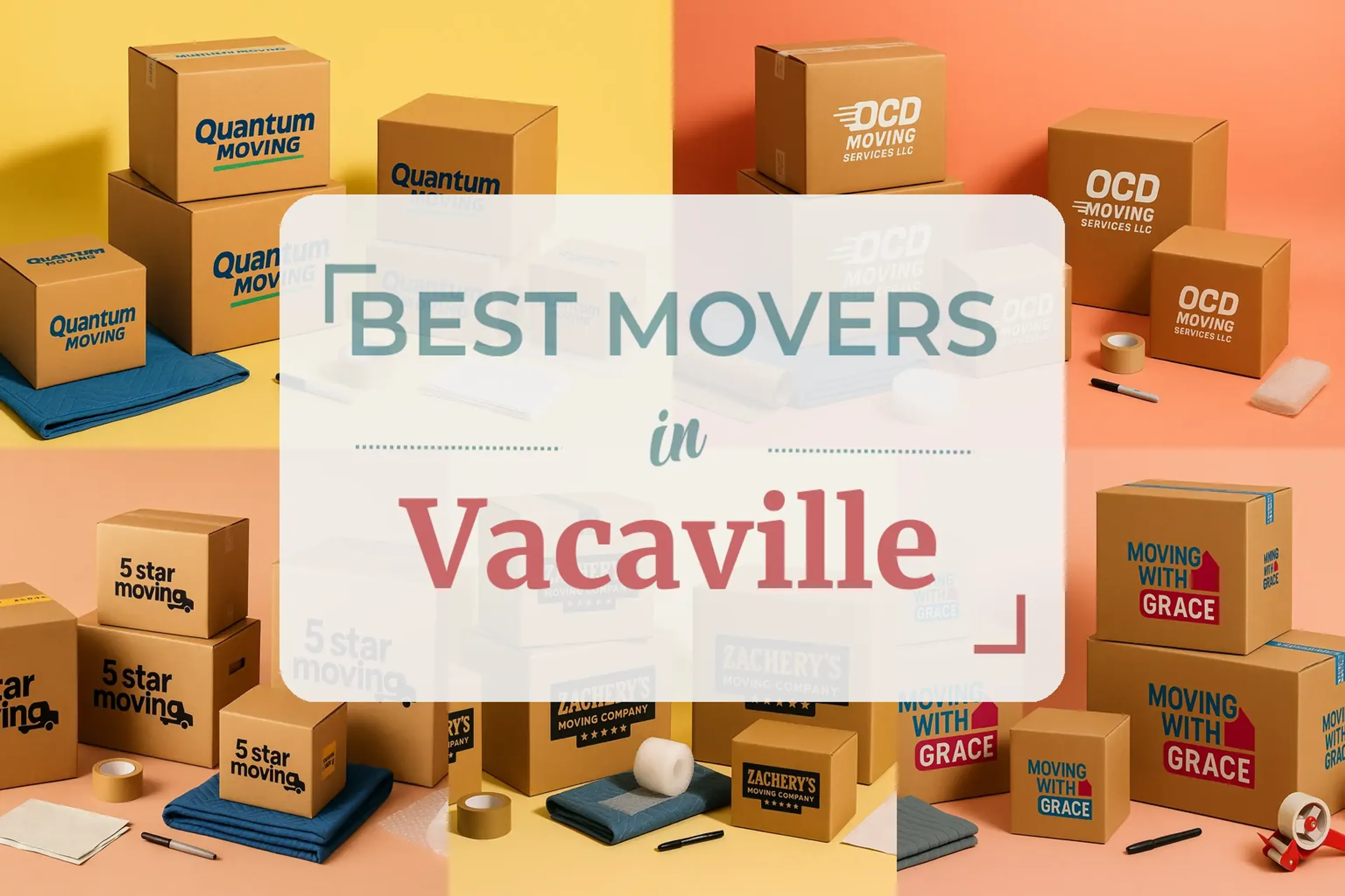 Side-by-side comparison of Vacaville moving companies