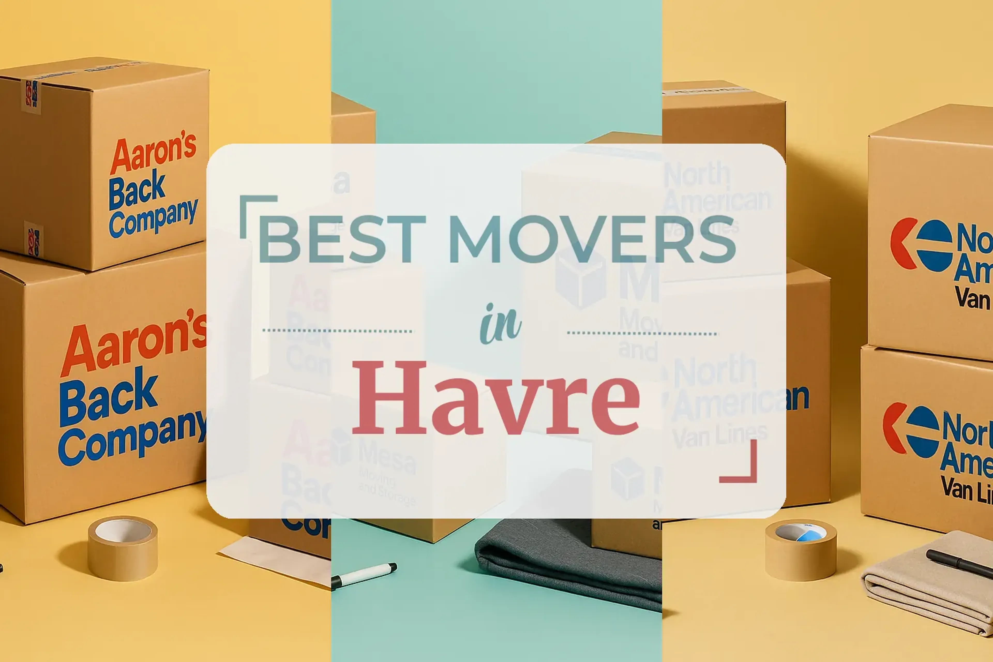 Side-by-side comparison of Havre moving companies