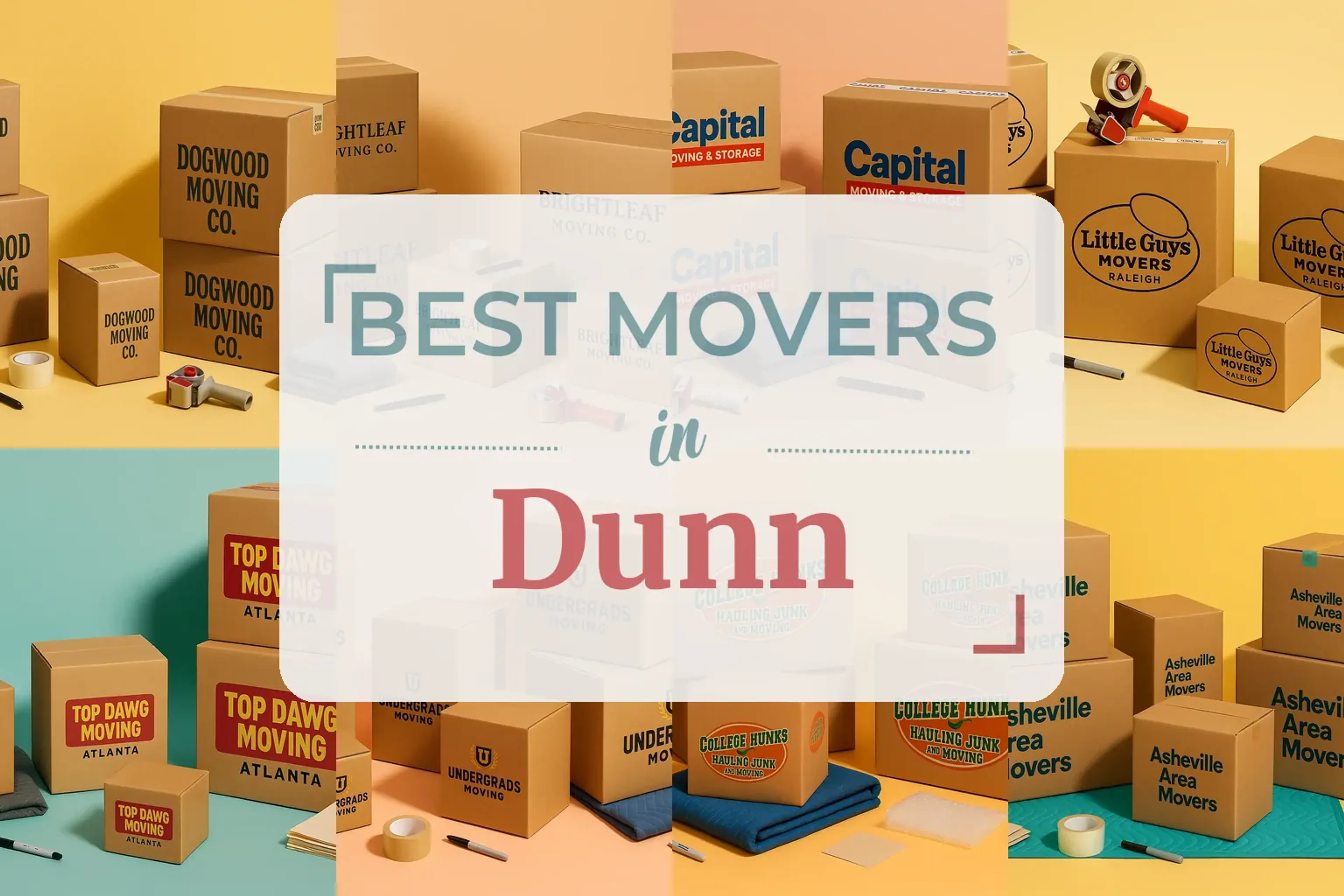 Side-by-side comparison of Dunn moving companies