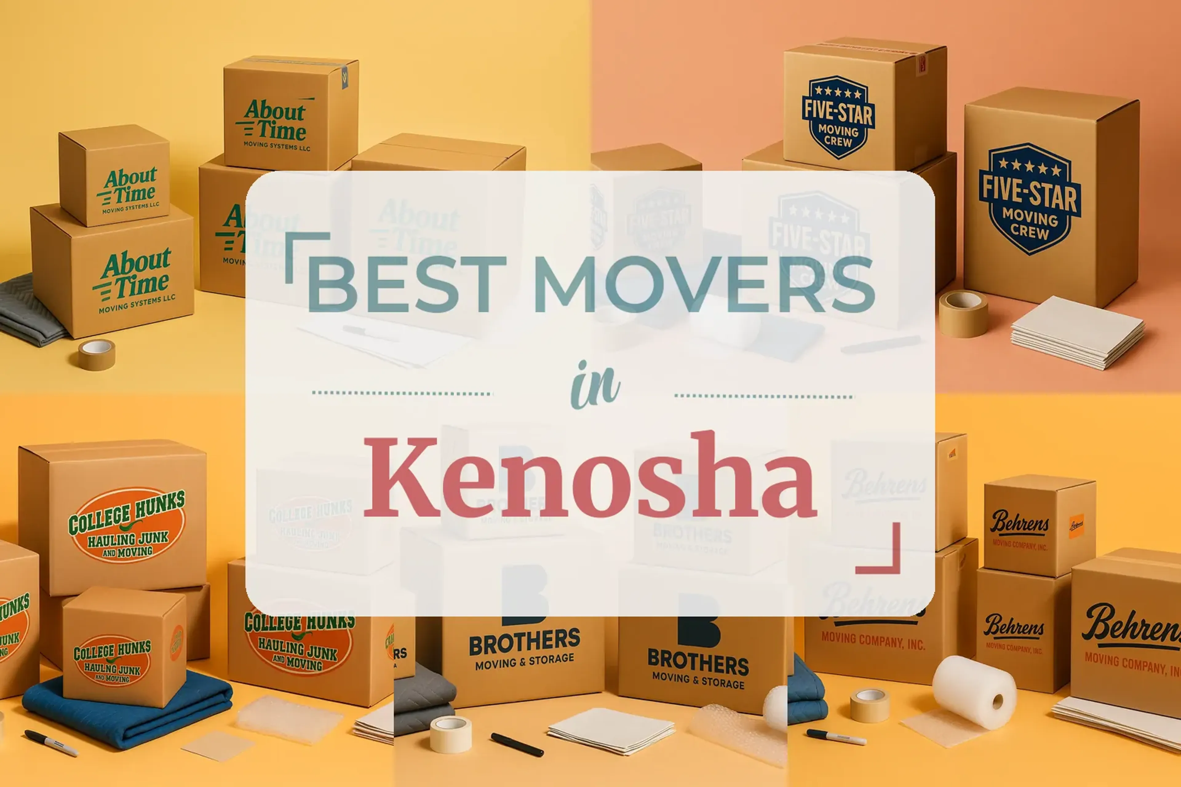 Side-by-side comparison of Kenosha moving companies