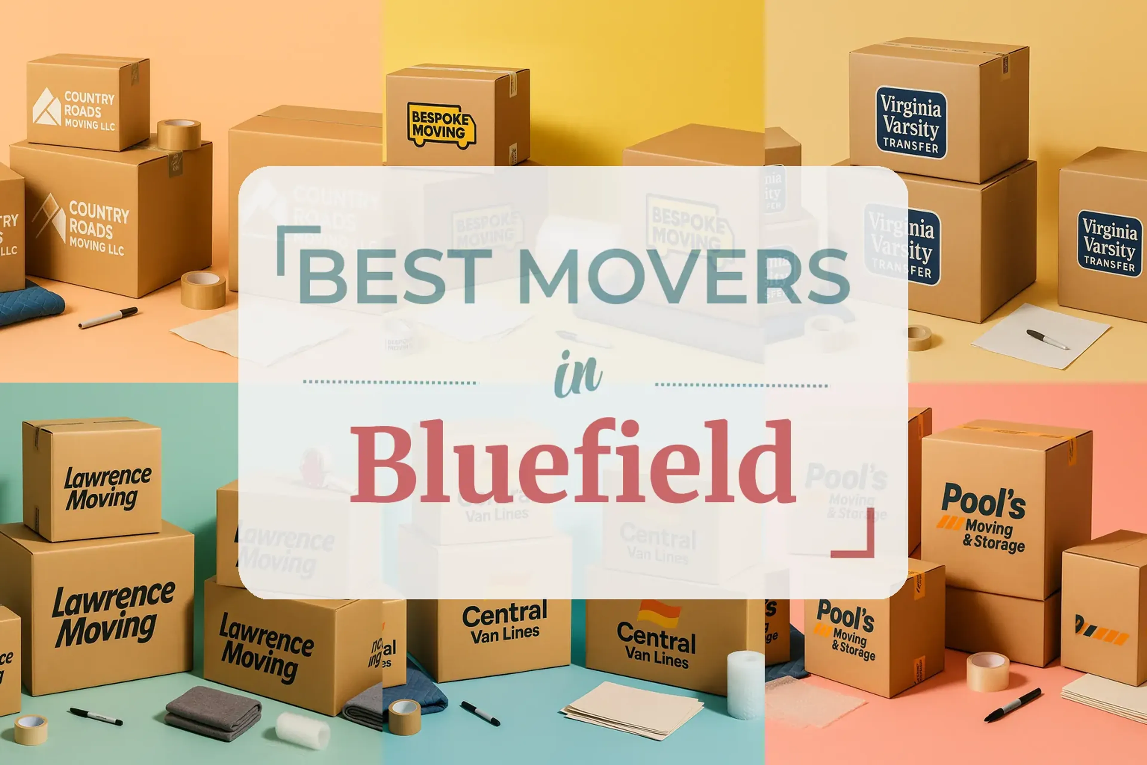 Side-by-side comparison of Bluefield moving companies