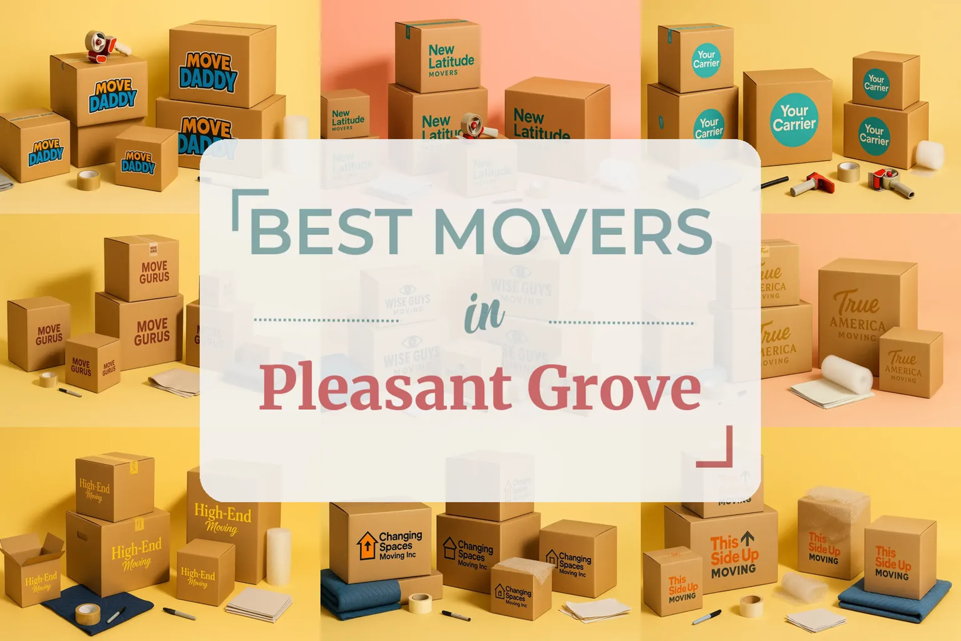 Side-by-side comparison of Pleasant Grove moving companies