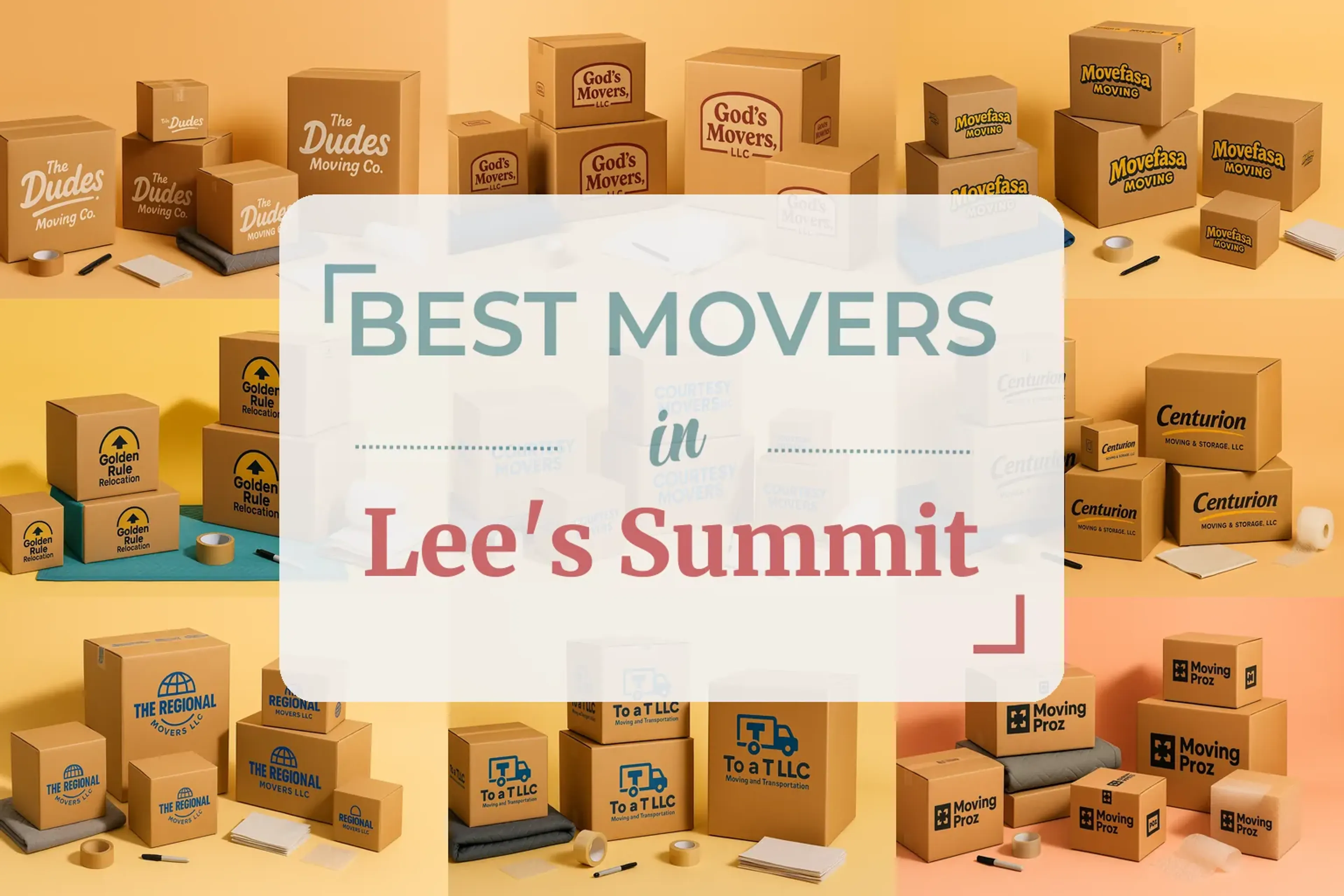 Side-by-side comparison of Lee's Summit moving companies