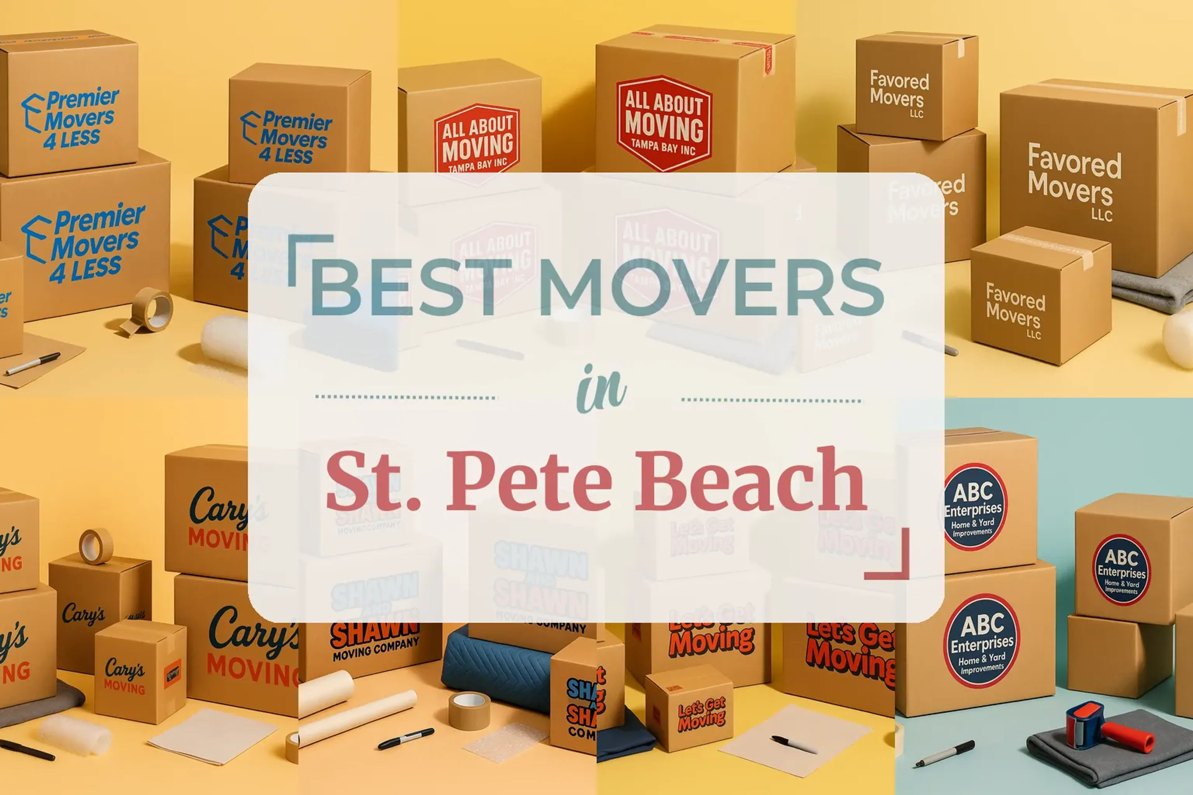 Side-by-side comparison of St. Pete Beach moving companies