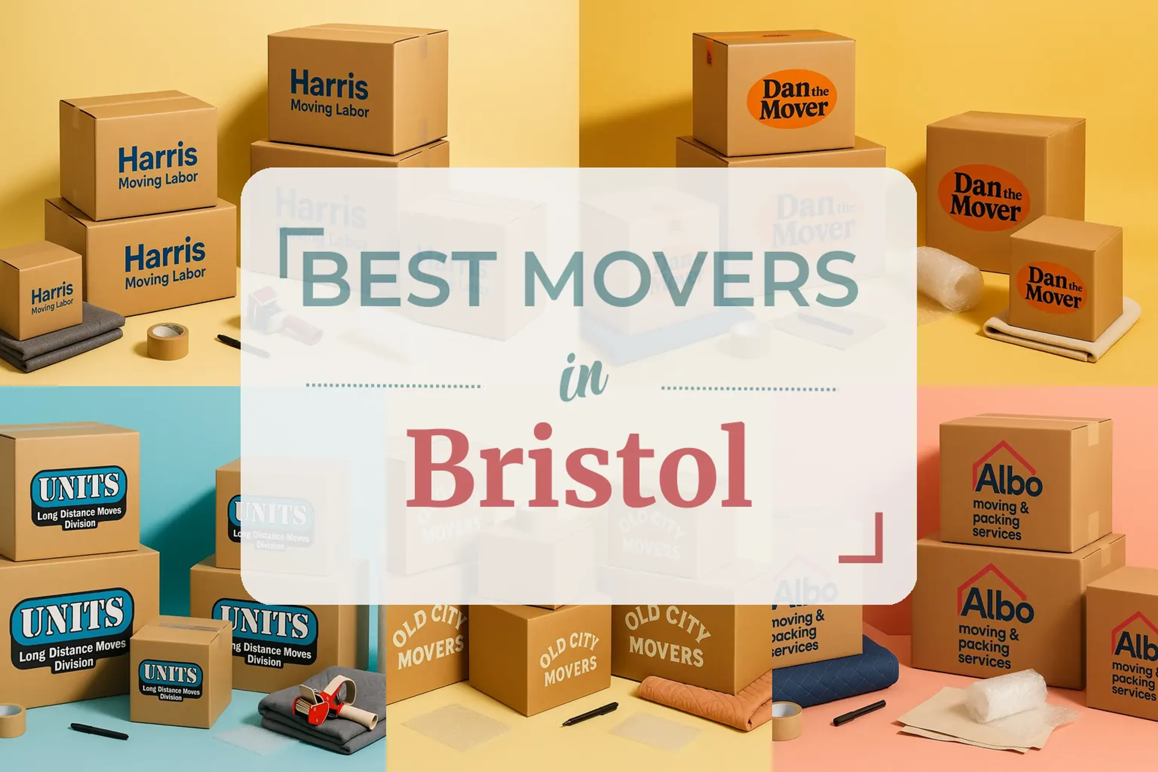Side-by-side comparison of Bristol moving companies