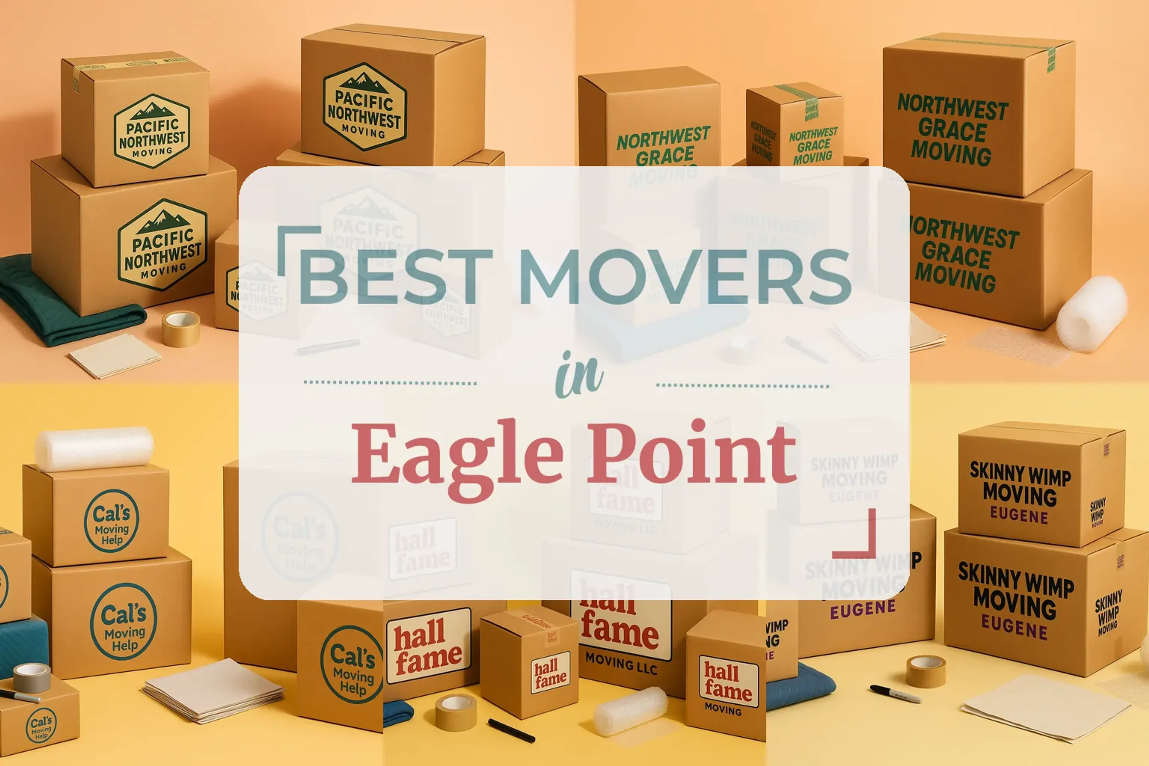 Side-by-side comparison of Eagle Point moving companies