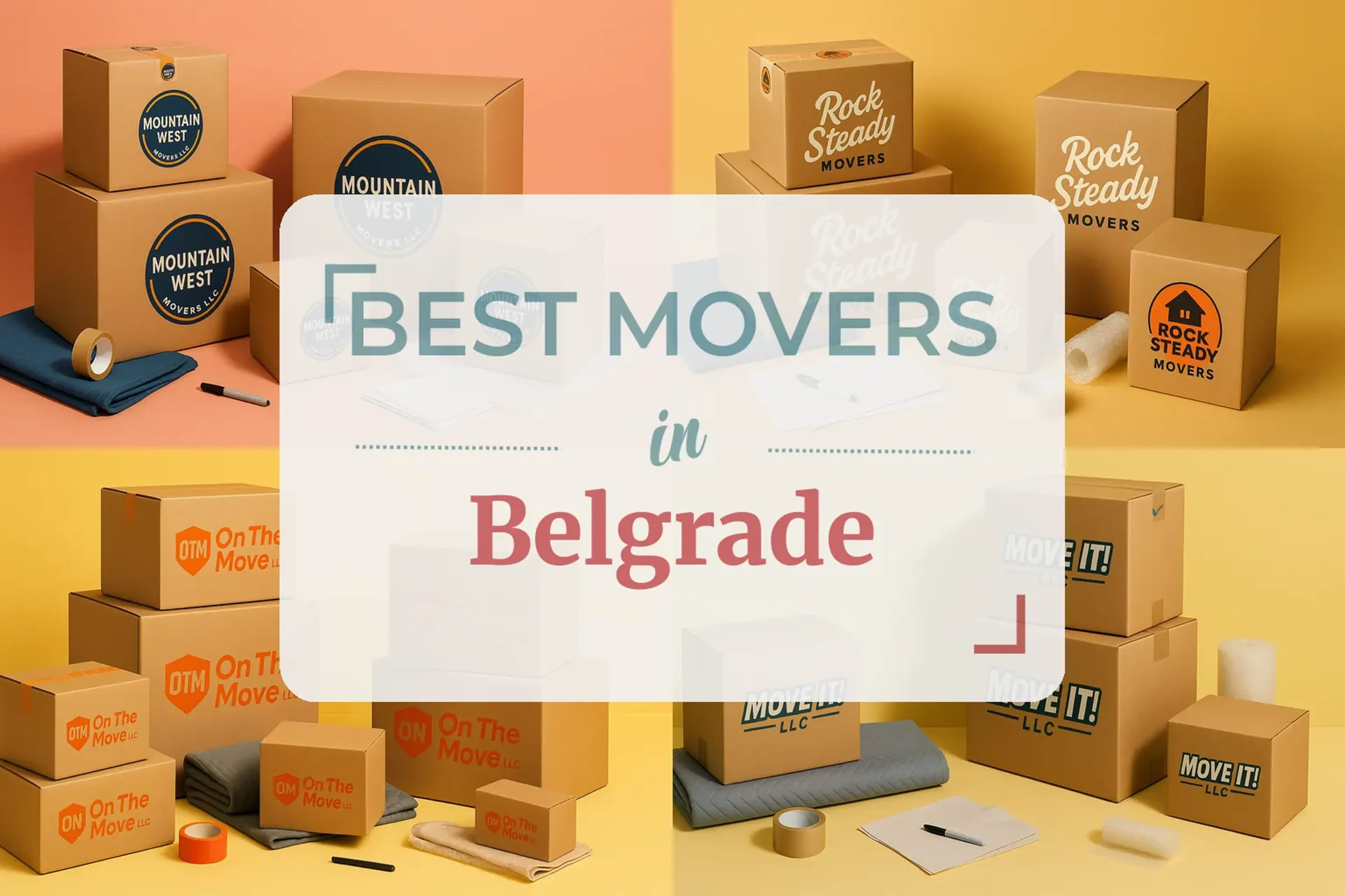 Side-by-side comparison of Belgrade moving companies