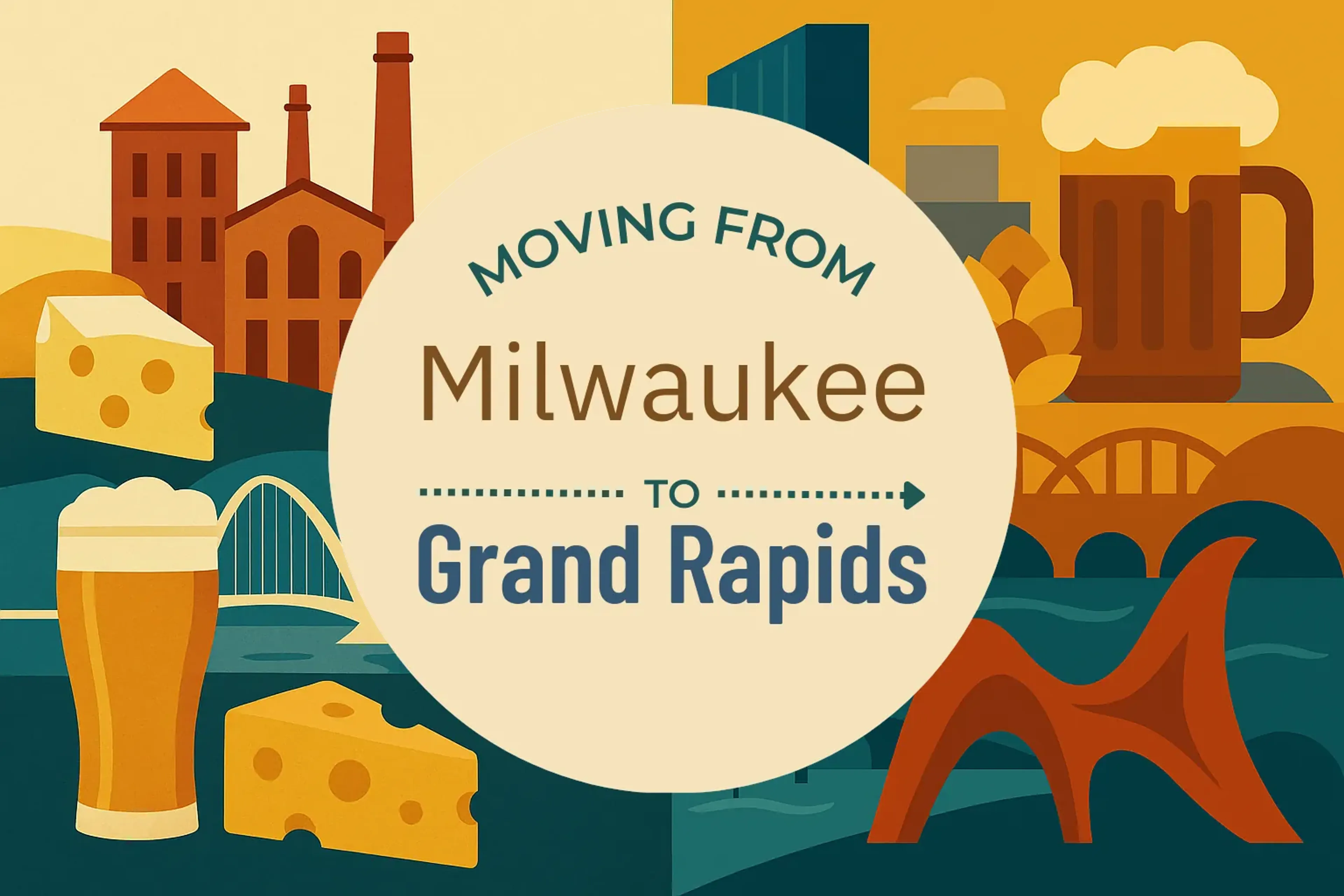 Side-by-side comparison of Milwaukee to Grand Rapids moving companies