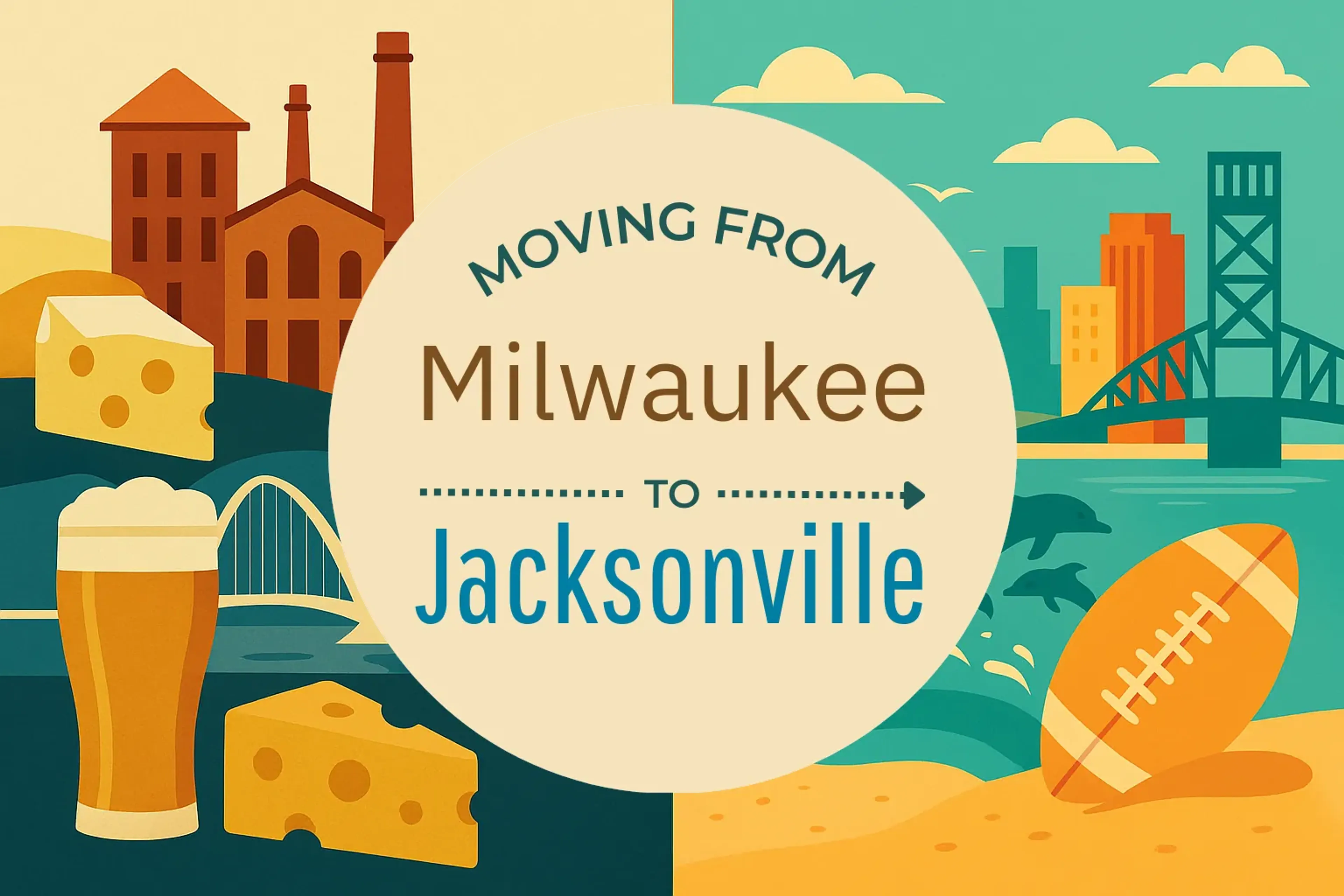 Side-by-side comparison of Milwaukee to Jacksonville moving companies