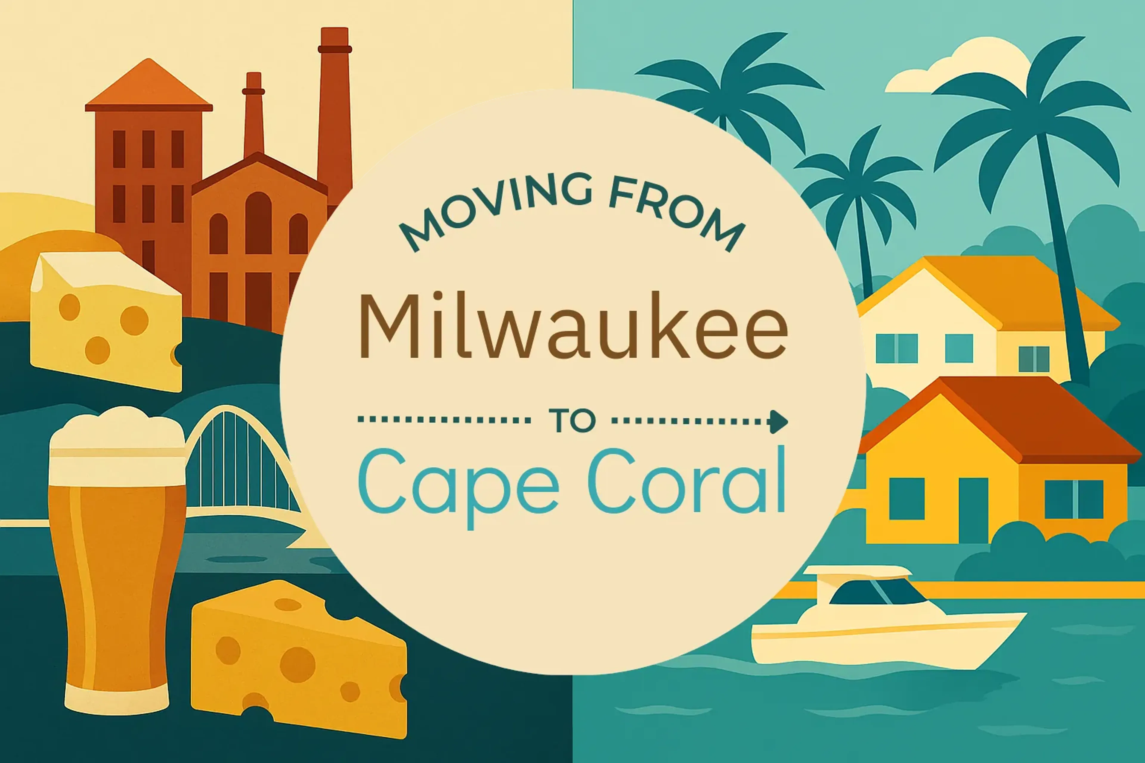 Side-by-side comparison of Milwaukee to Cape Coral moving companies