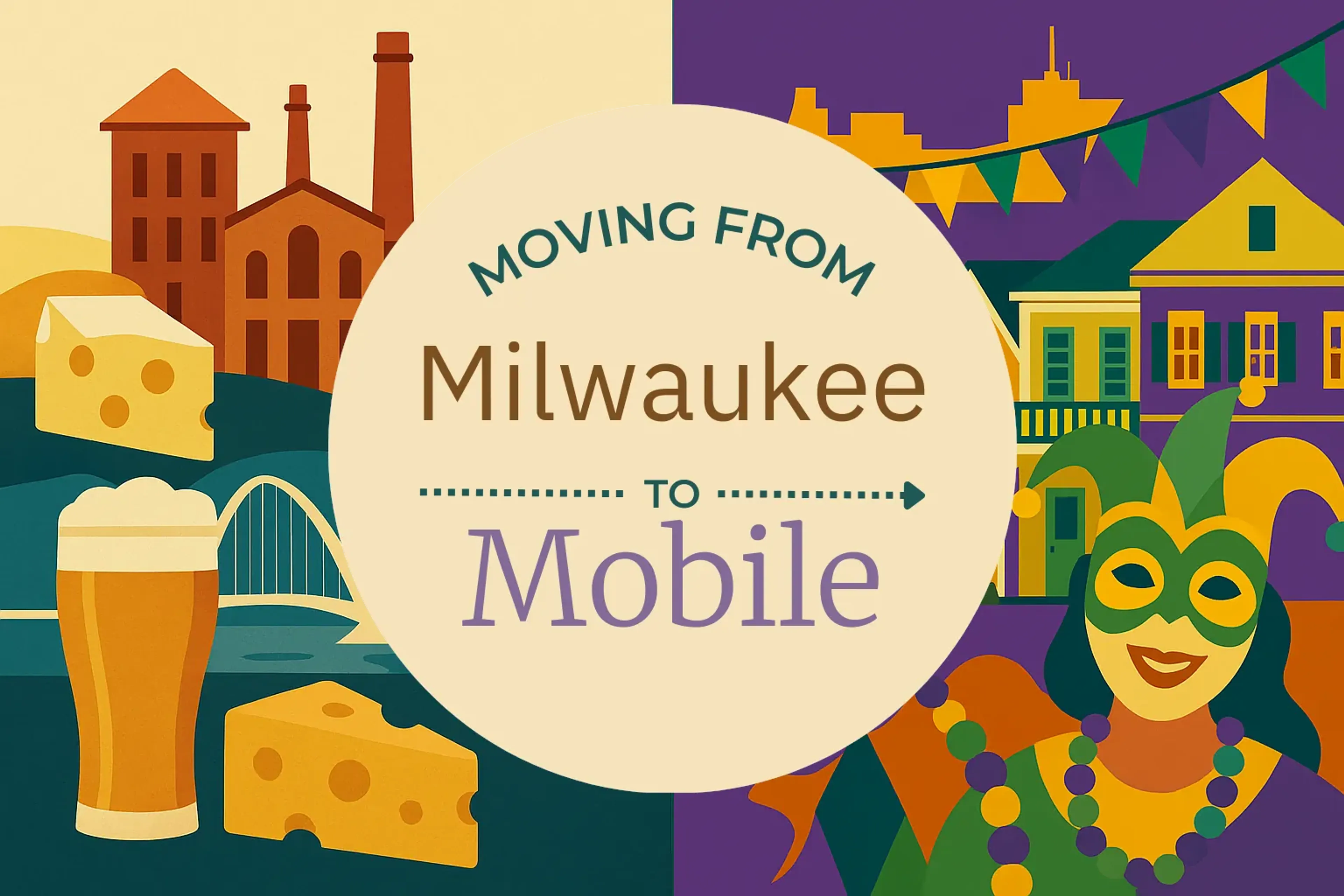 Side-by-side comparison of Milwaukee to Mobile moving companies