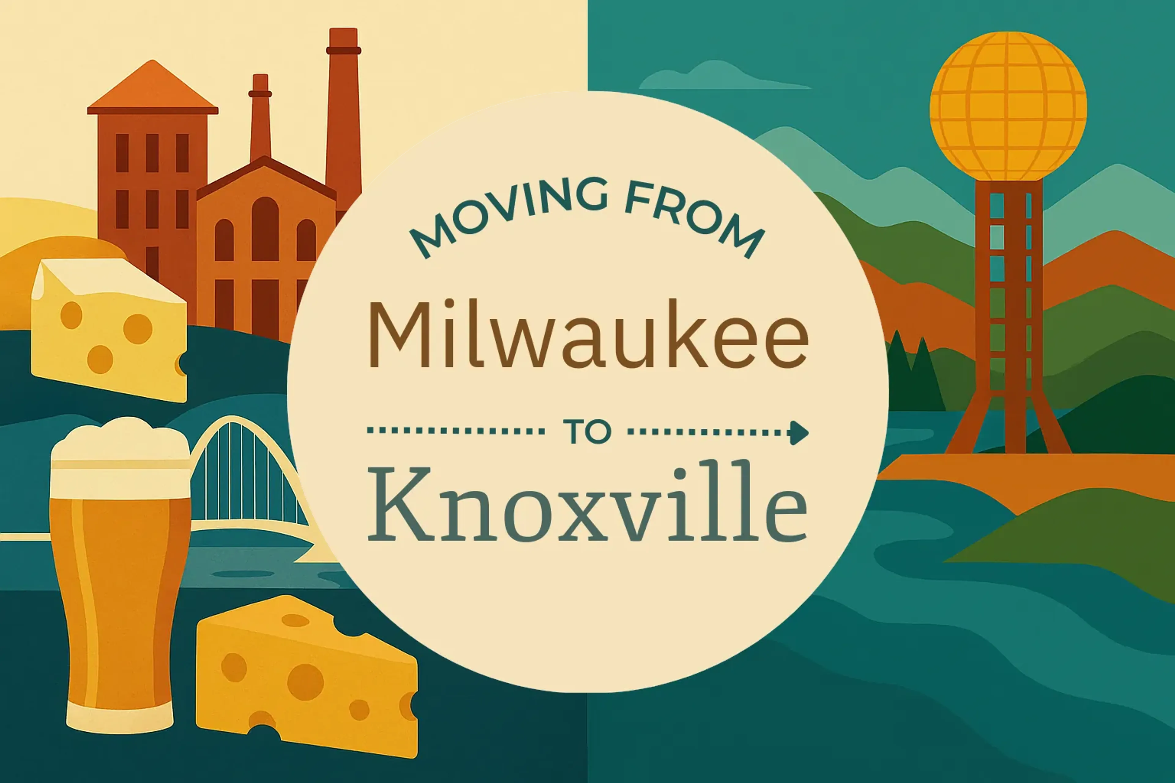 Side-by-side comparison of Milwaukee to Knoxville moving companies