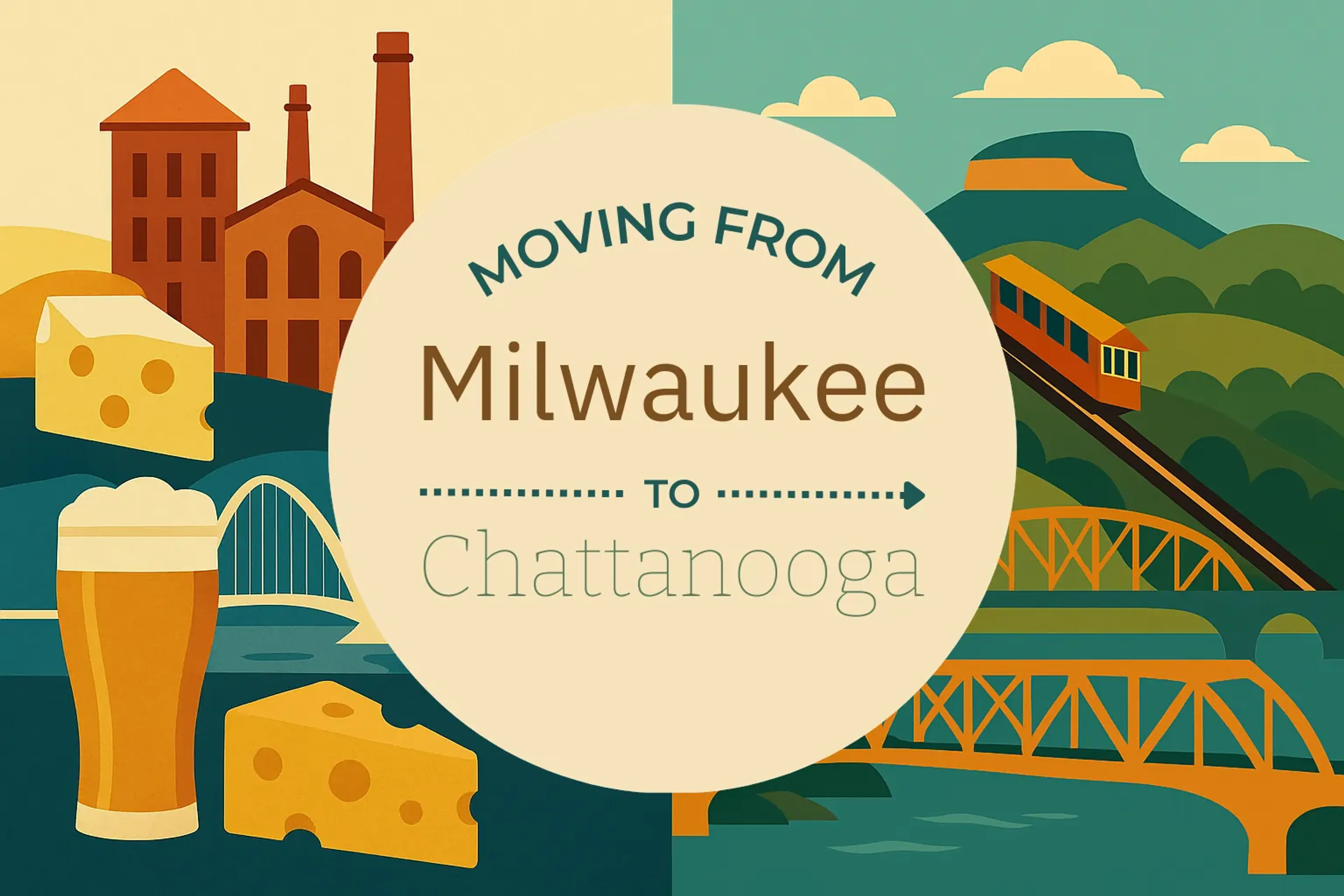 Side-by-side comparison of Milwaukee to Chattanooga moving companies
