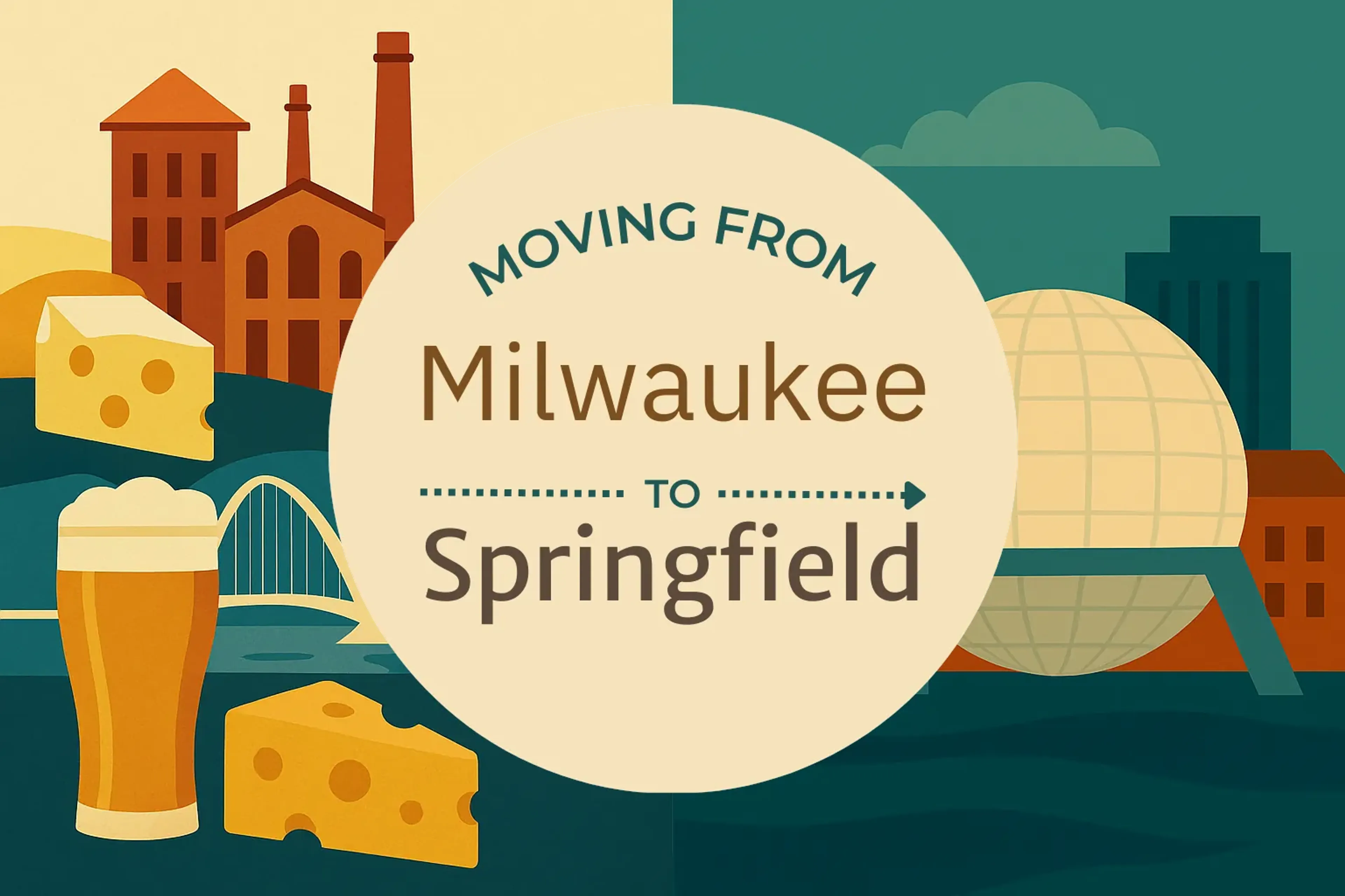 Side-by-side comparison of Milwaukee to Springfield moving companies