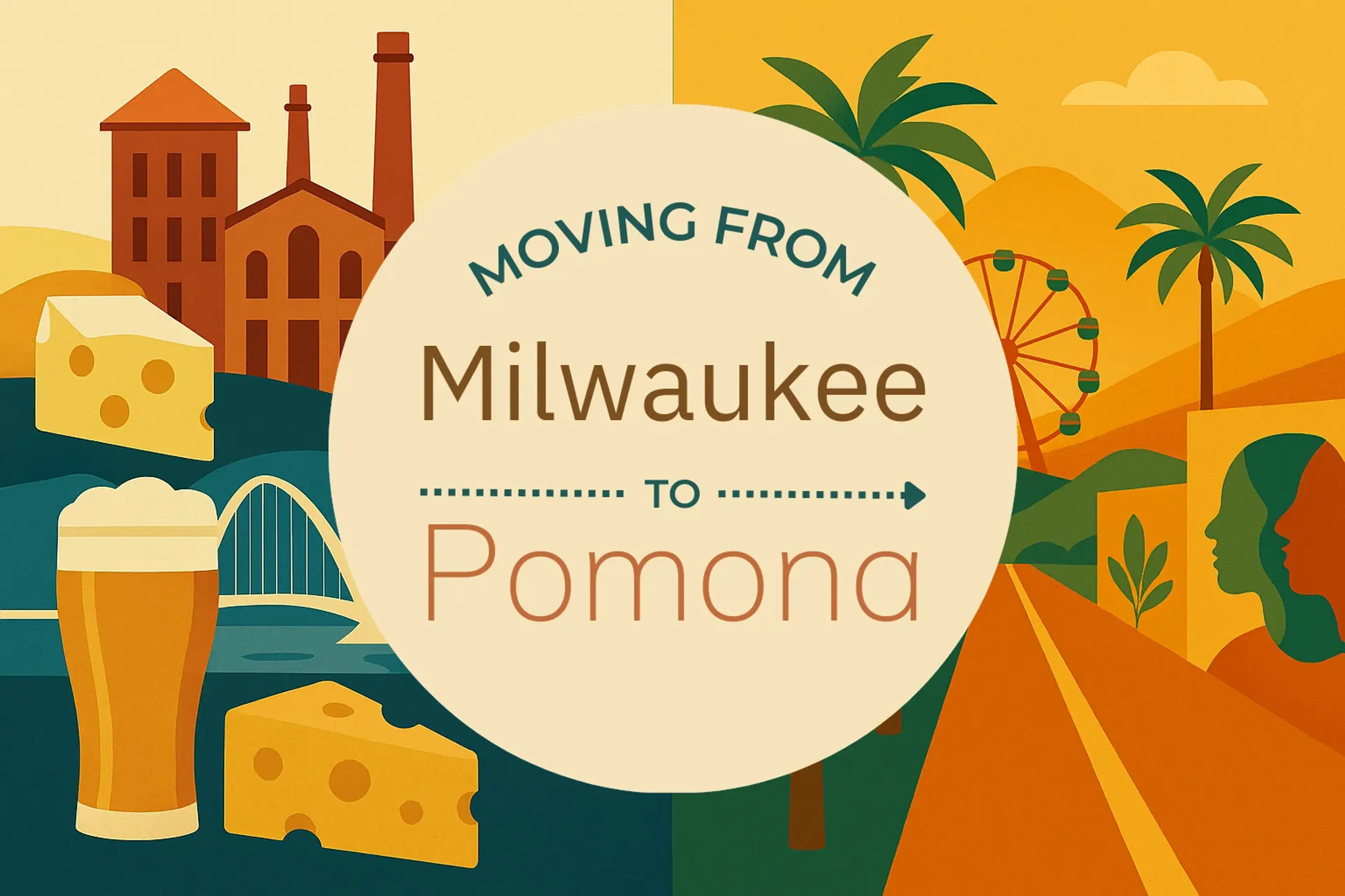 Side-by-side comparison of Milwaukee to Pomona moving companies
