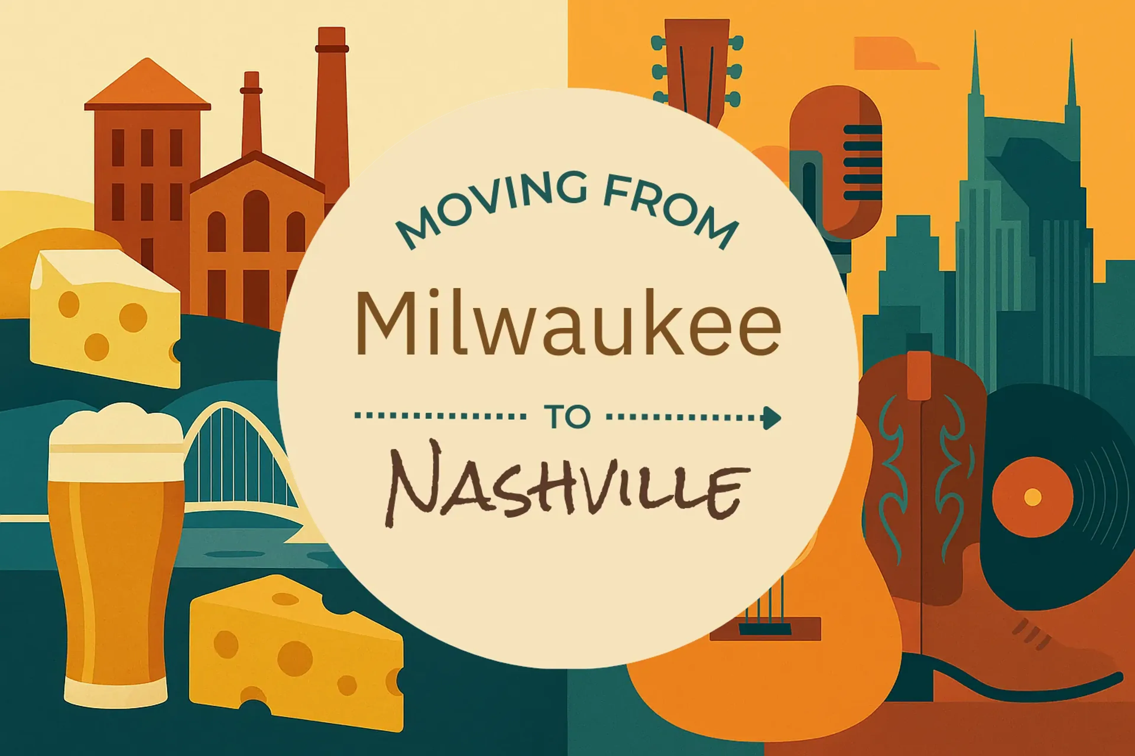 Side-by-side comparison of Milwaukee to Nashville moving companies