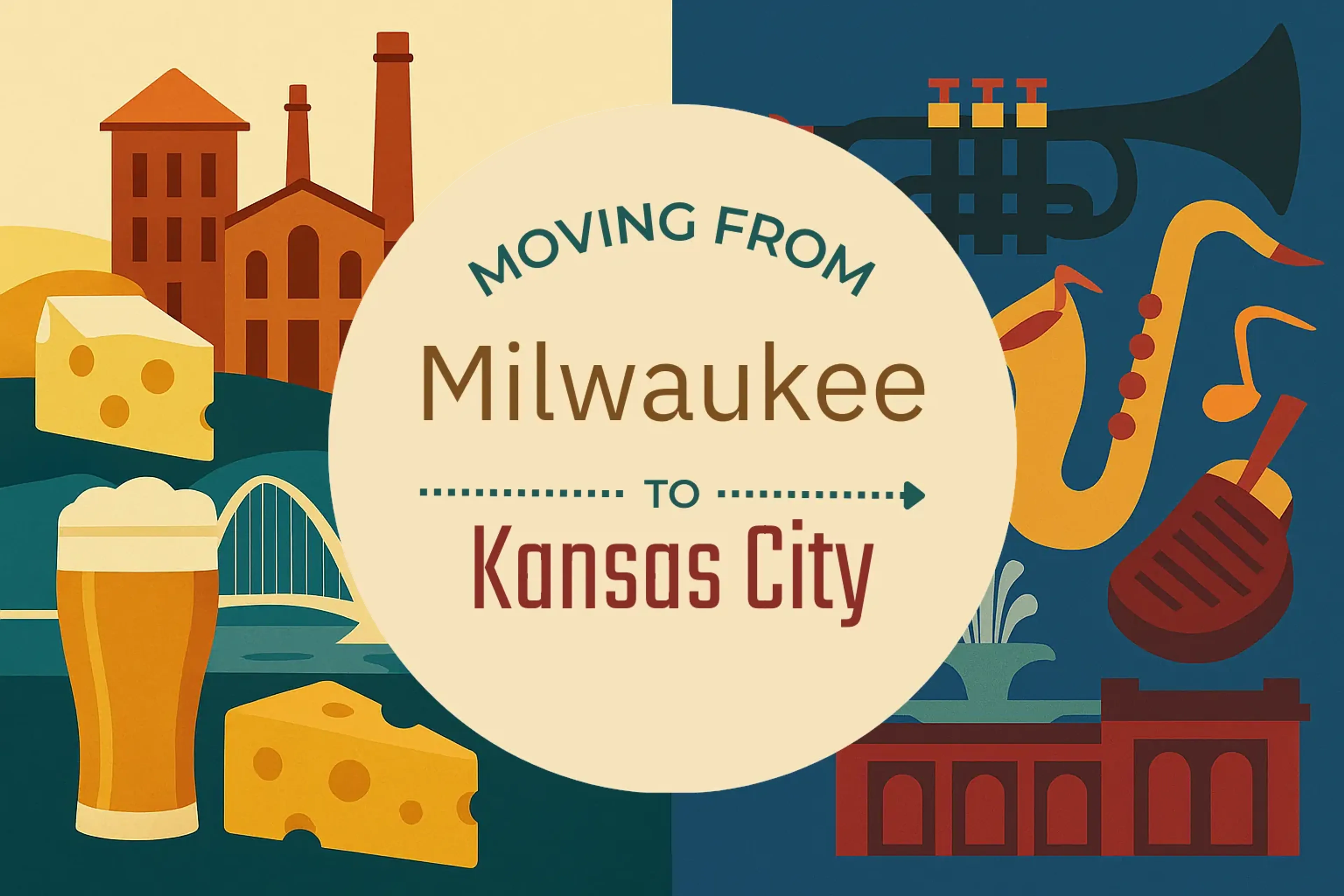 Side-by-side comparison of Milwaukee to Kansas City moving companies