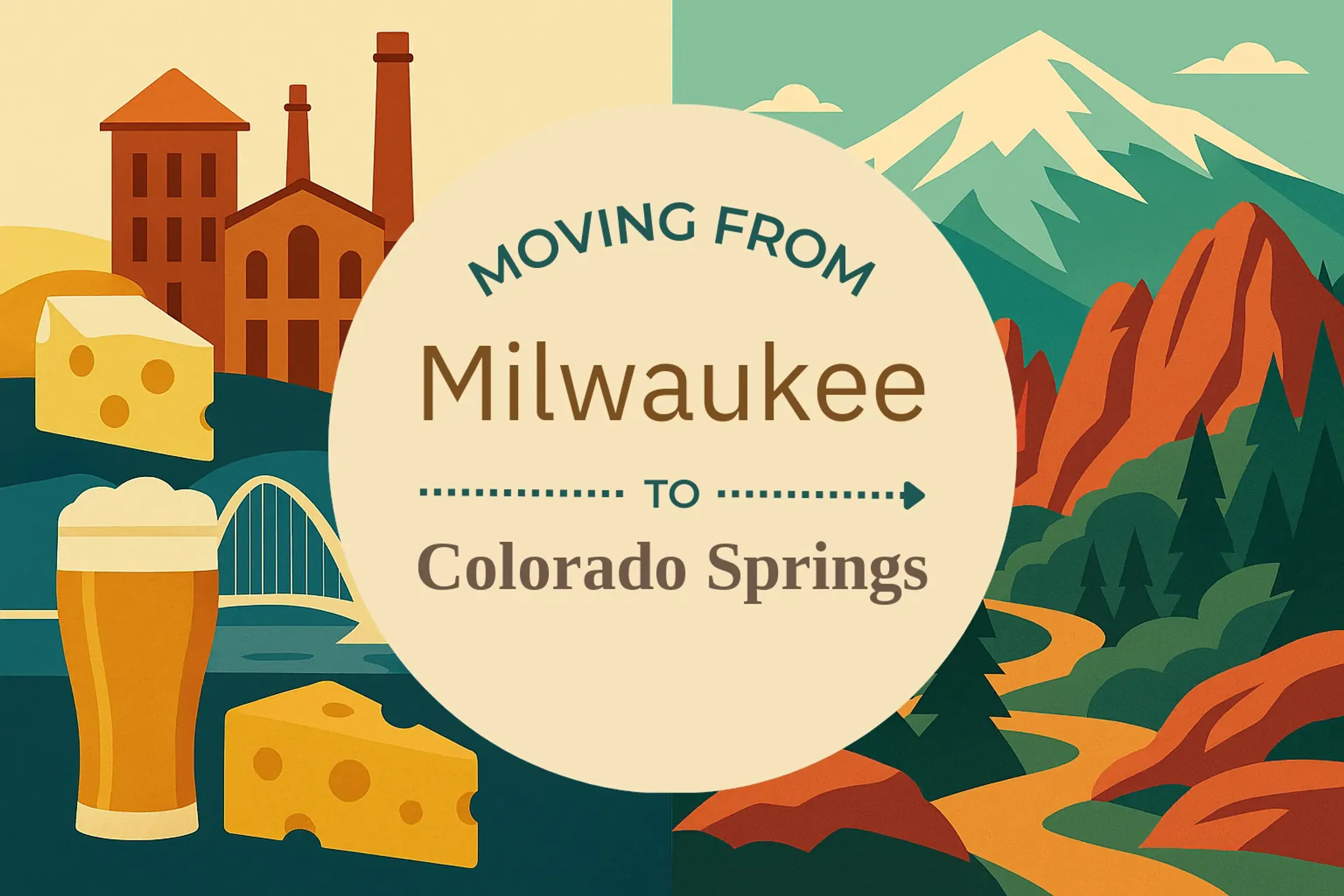 Side-by-side comparison of Milwaukee to Colorado Springs moving companies