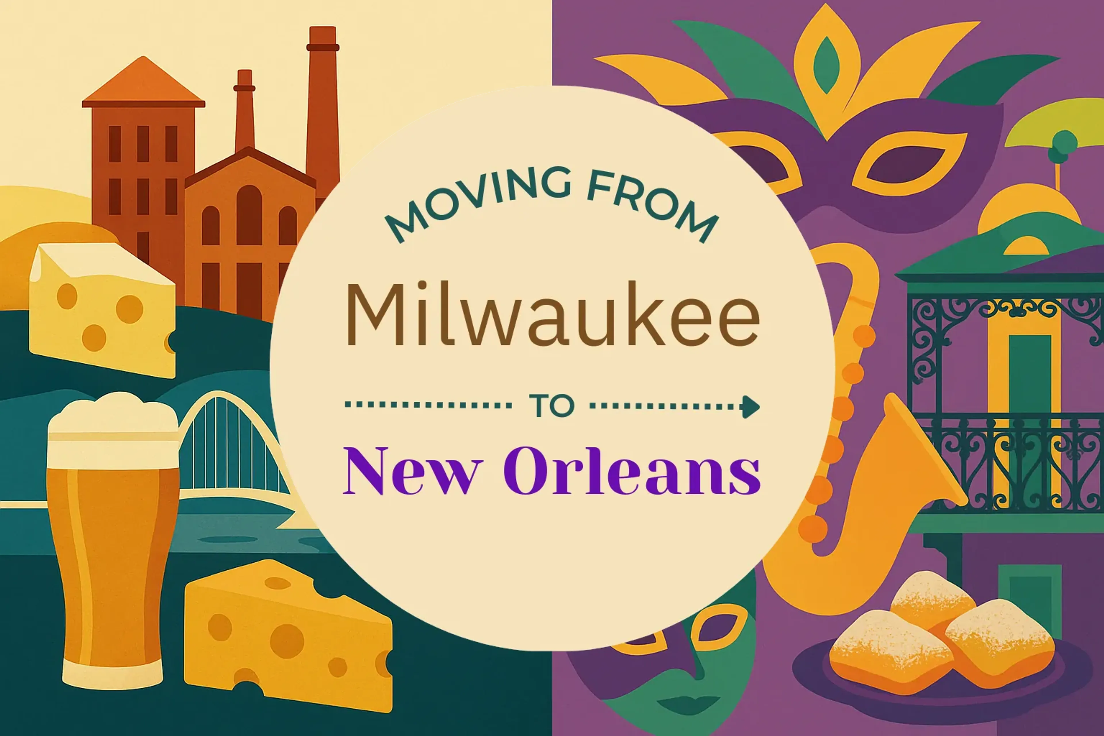Side-by-side comparison of Milwaukee to New Orleans moving companies