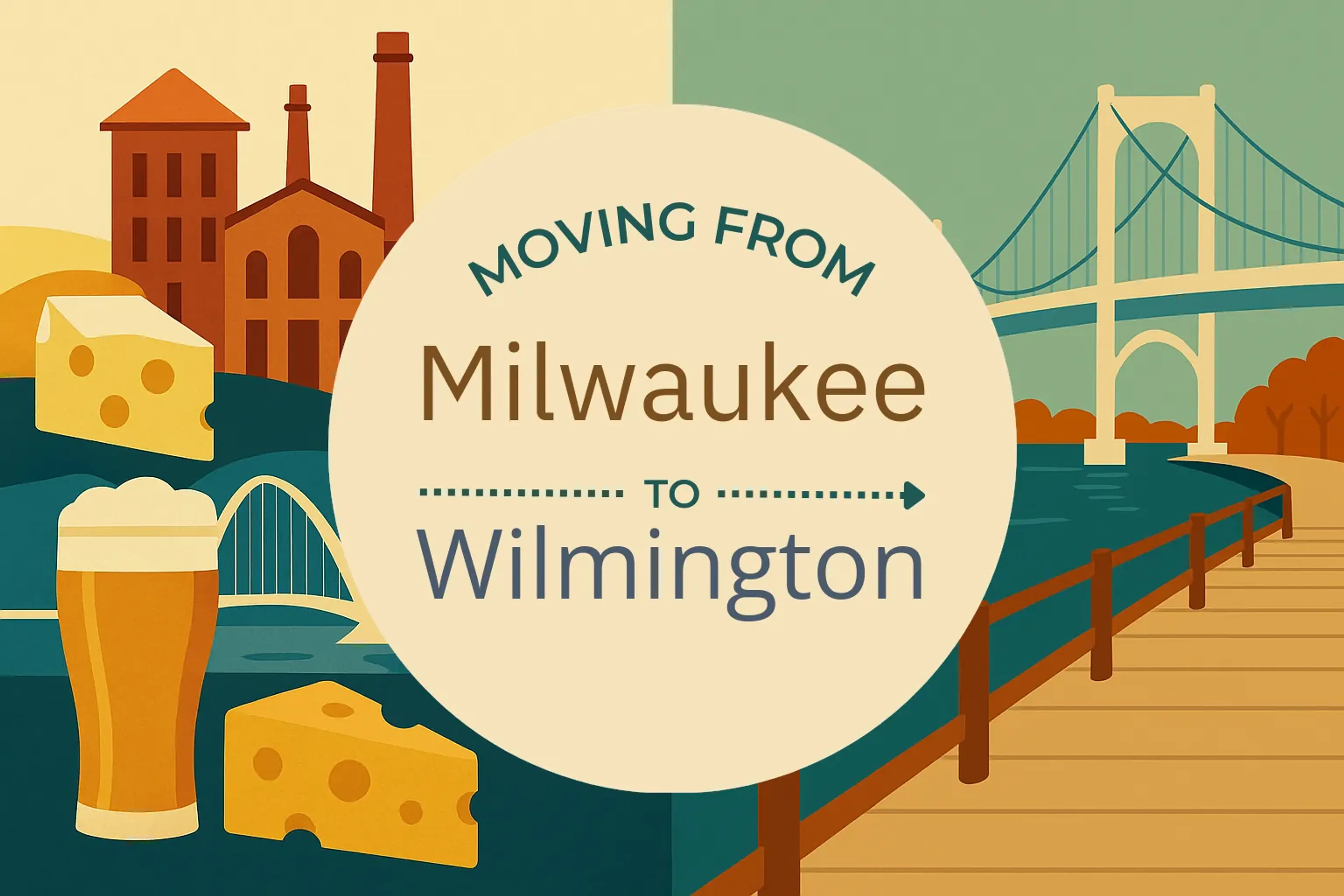 Side-by-side comparison of Milwaukee to Wilmington moving companies