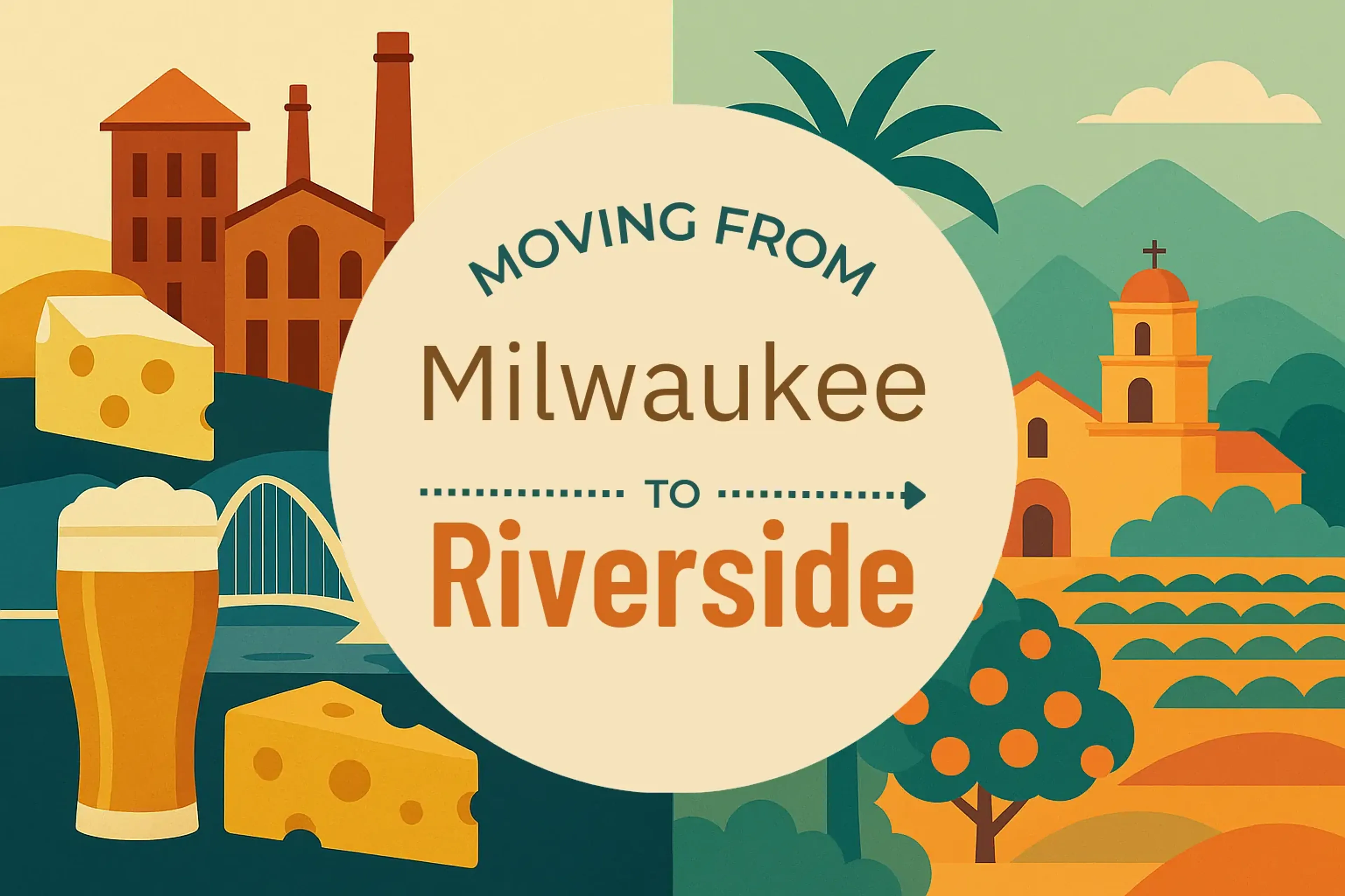Side-by-side comparison of Milwaukee to Riverside moving companies