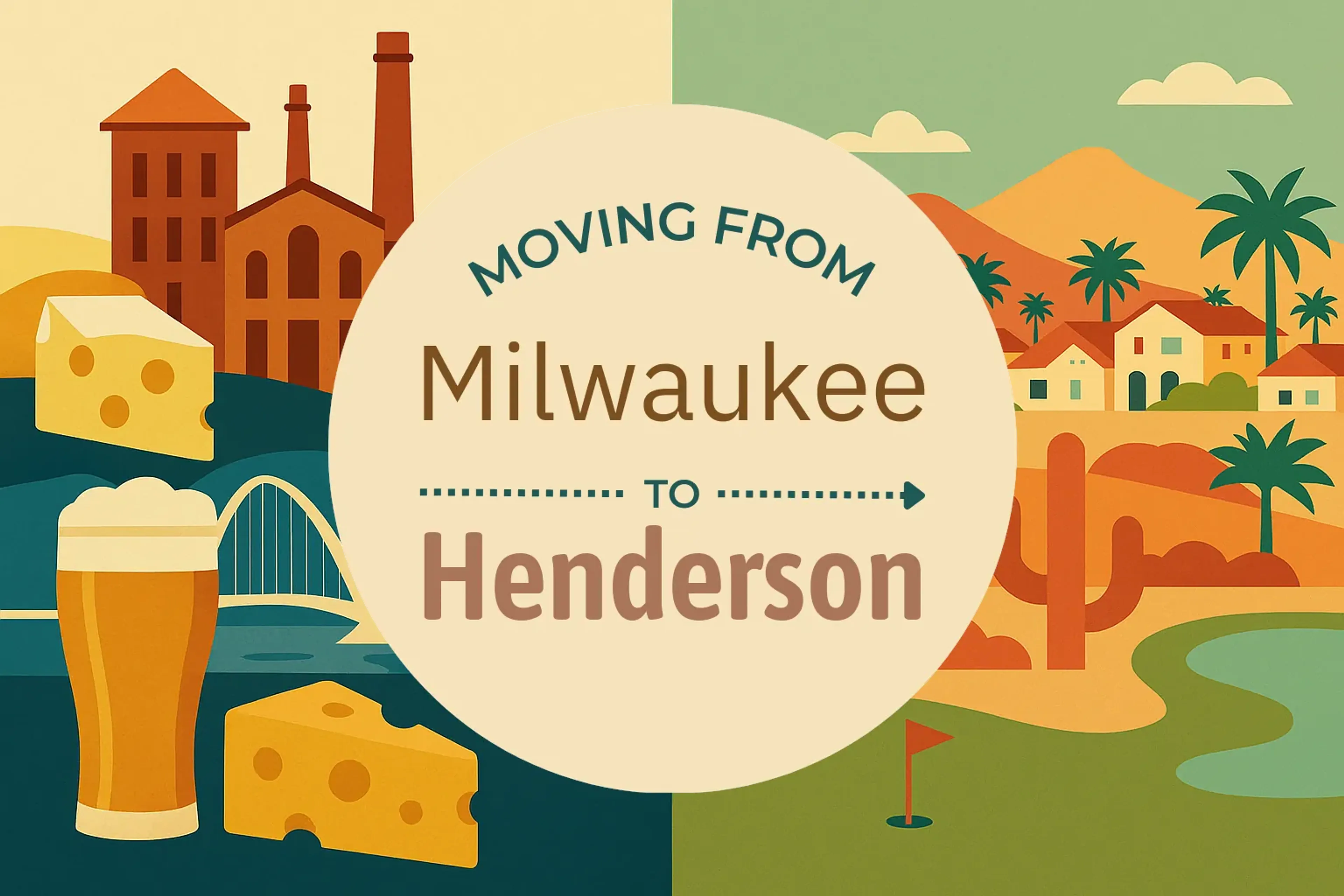 Side-by-side comparison of Milwaukee to Henderson moving companies