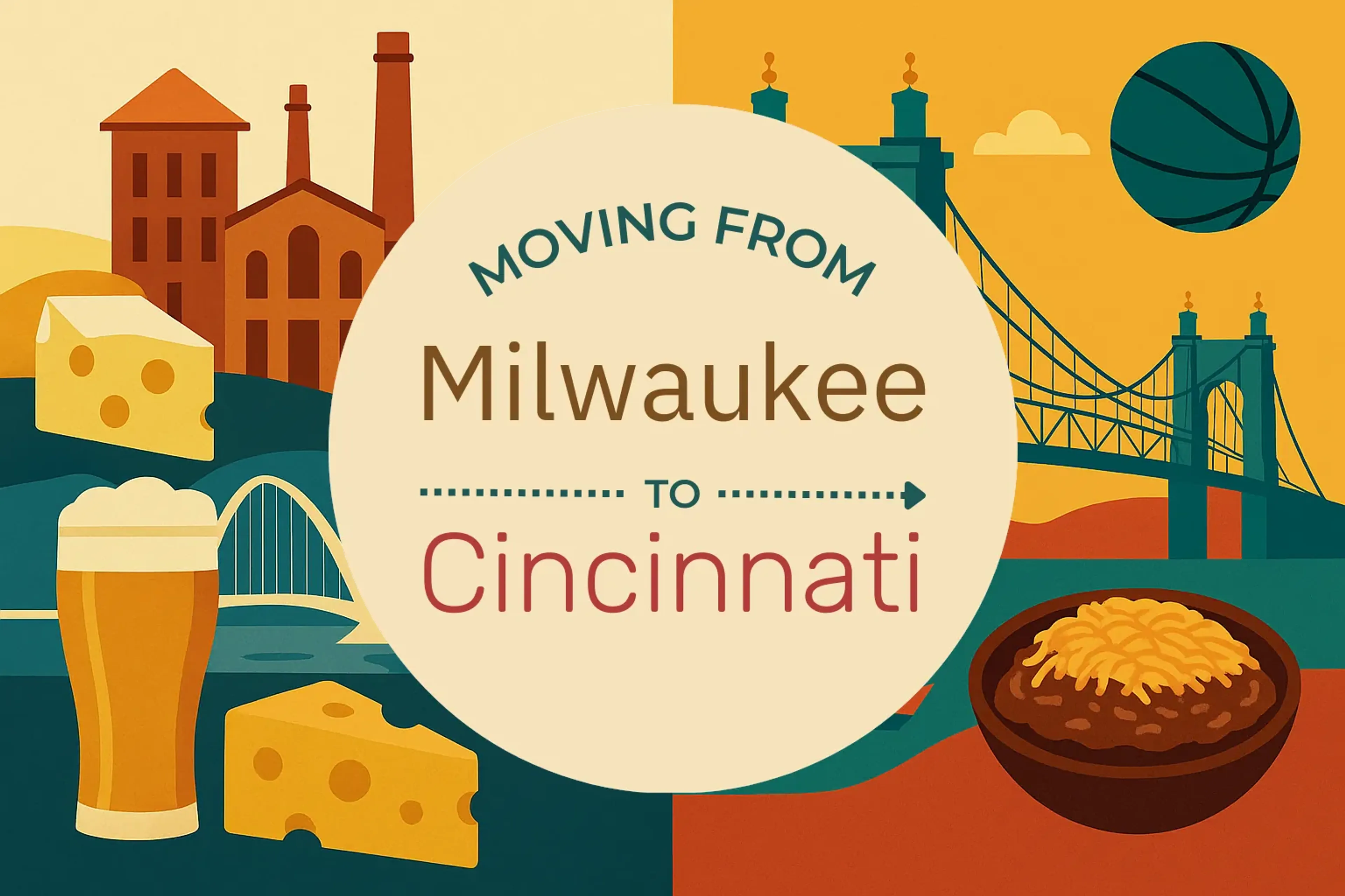 Side-by-side comparison of Milwaukee to Cincinnati moving companies