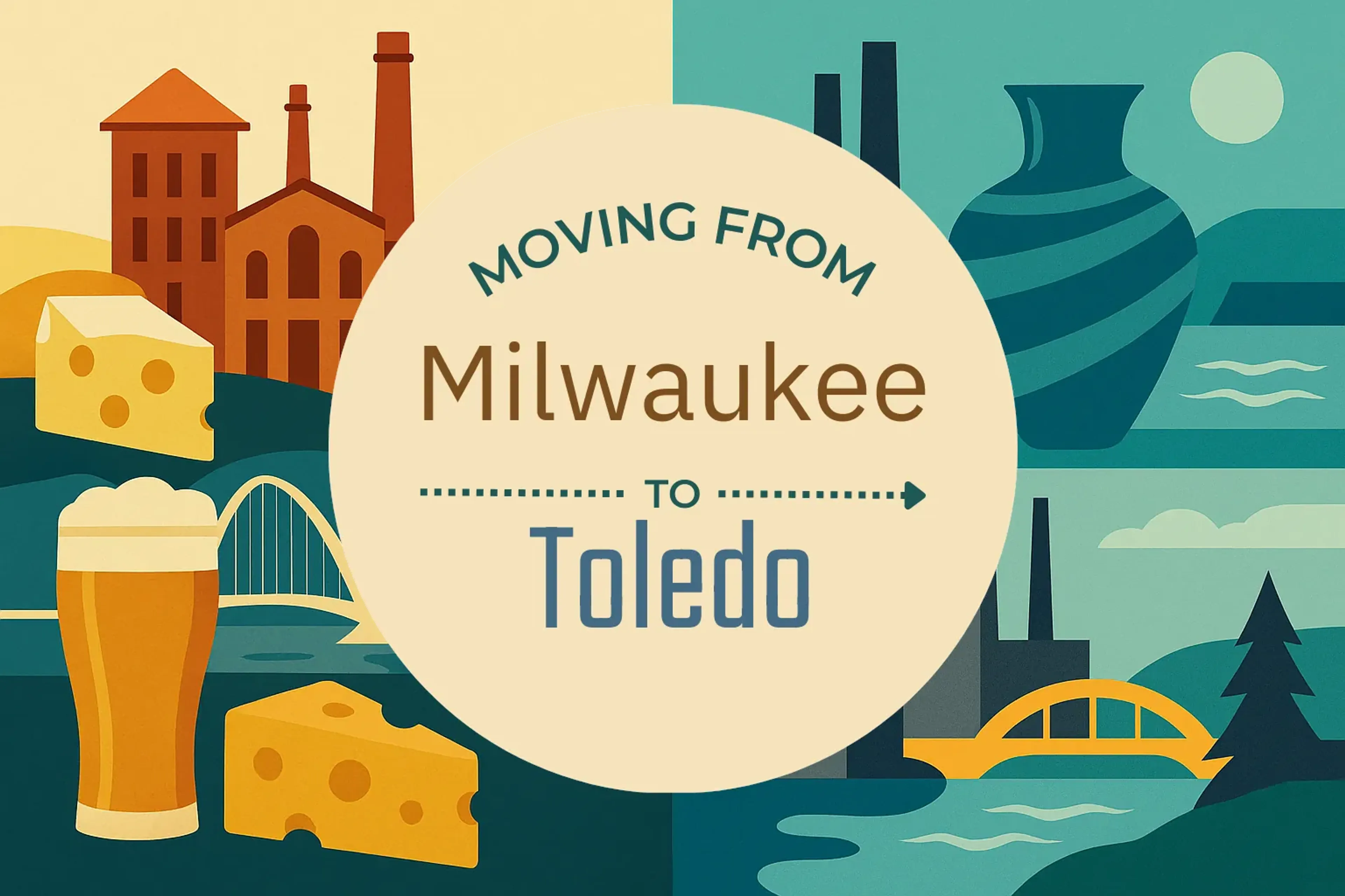 Side-by-side comparison of Milwaukee to Toledo moving companies