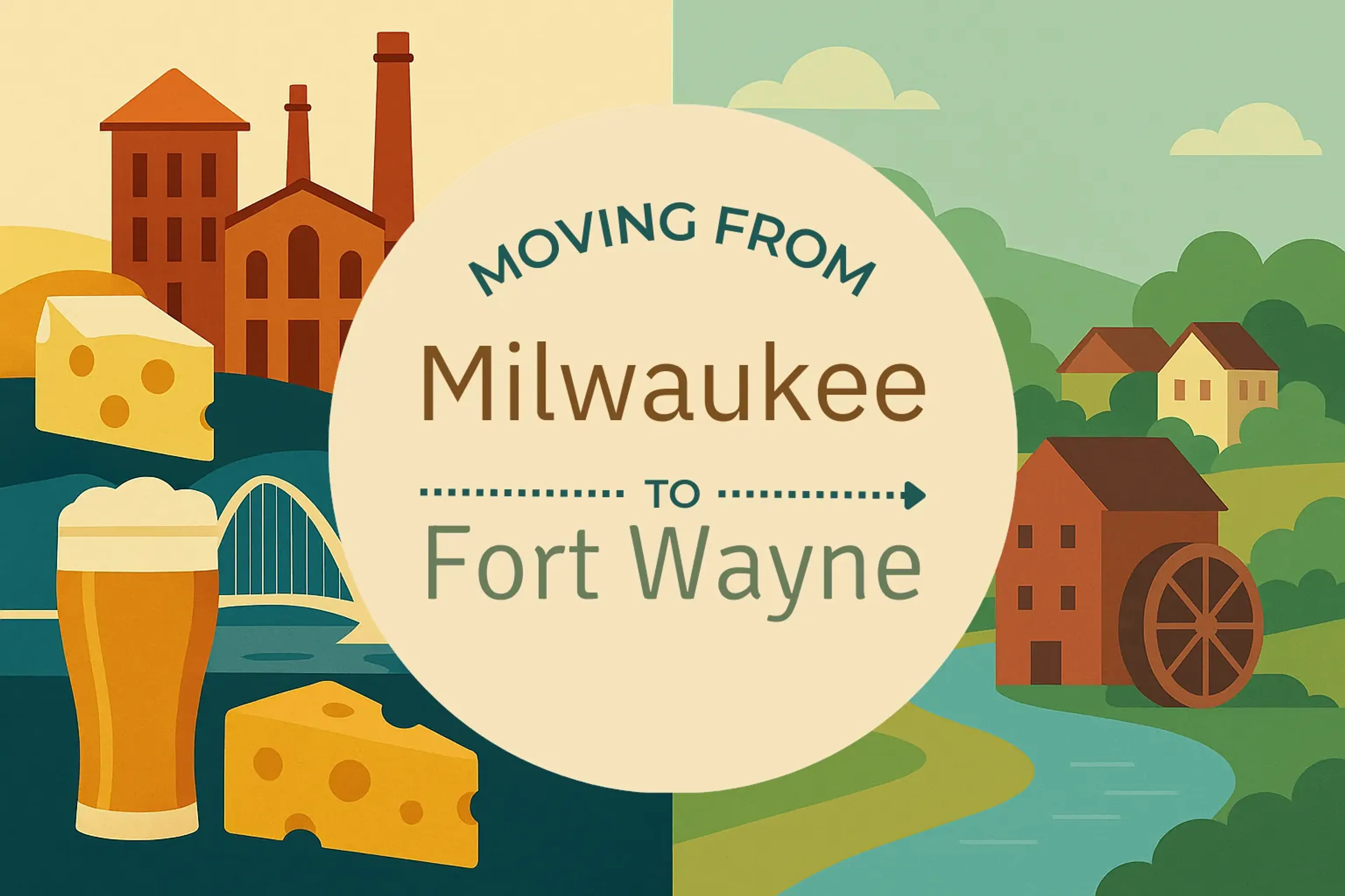 Side-by-side comparison of Milwaukee to Fort Wayne moving companies