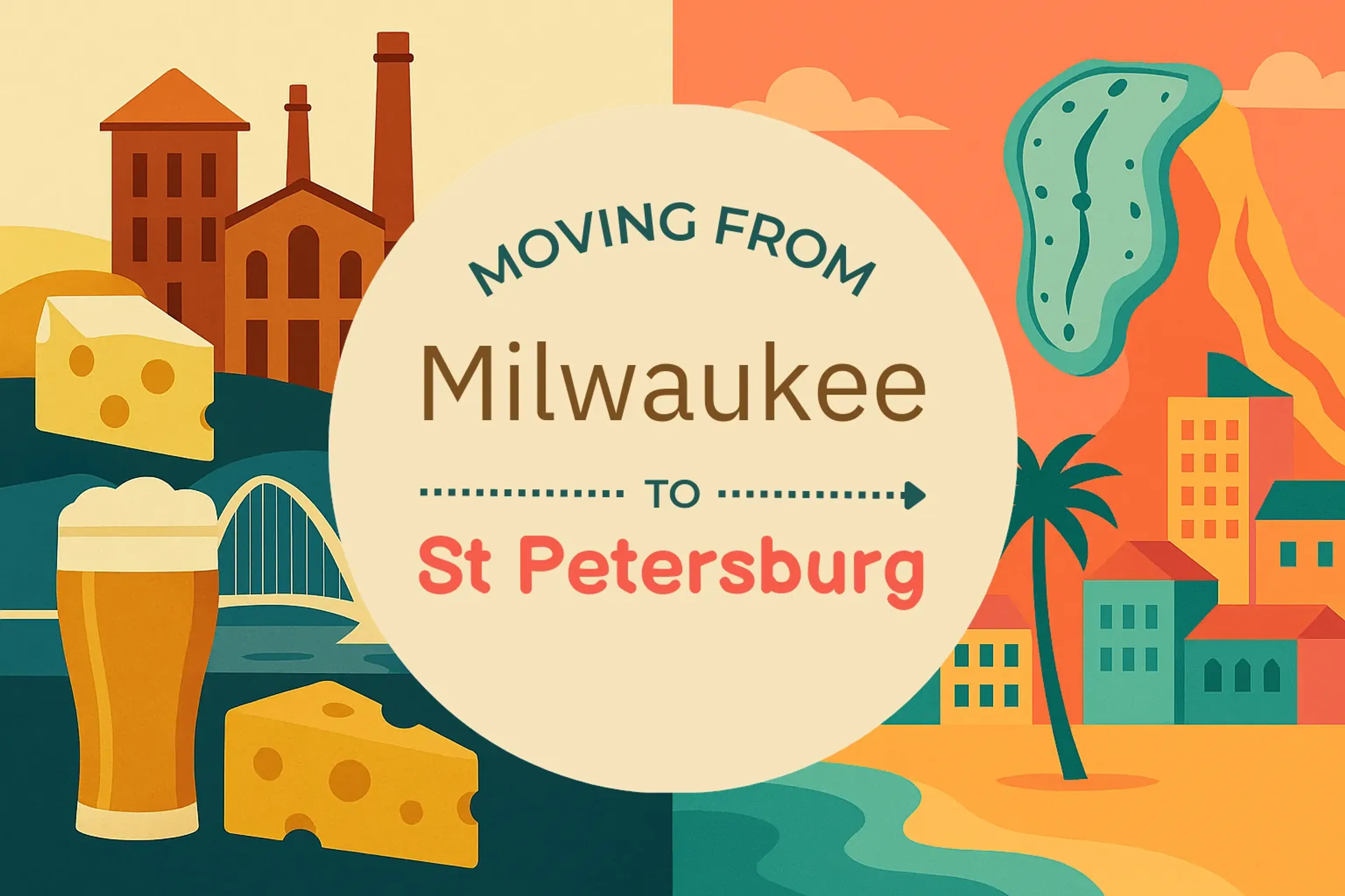 Side-by-side comparison of Milwaukee to St. Petersburg moving companies