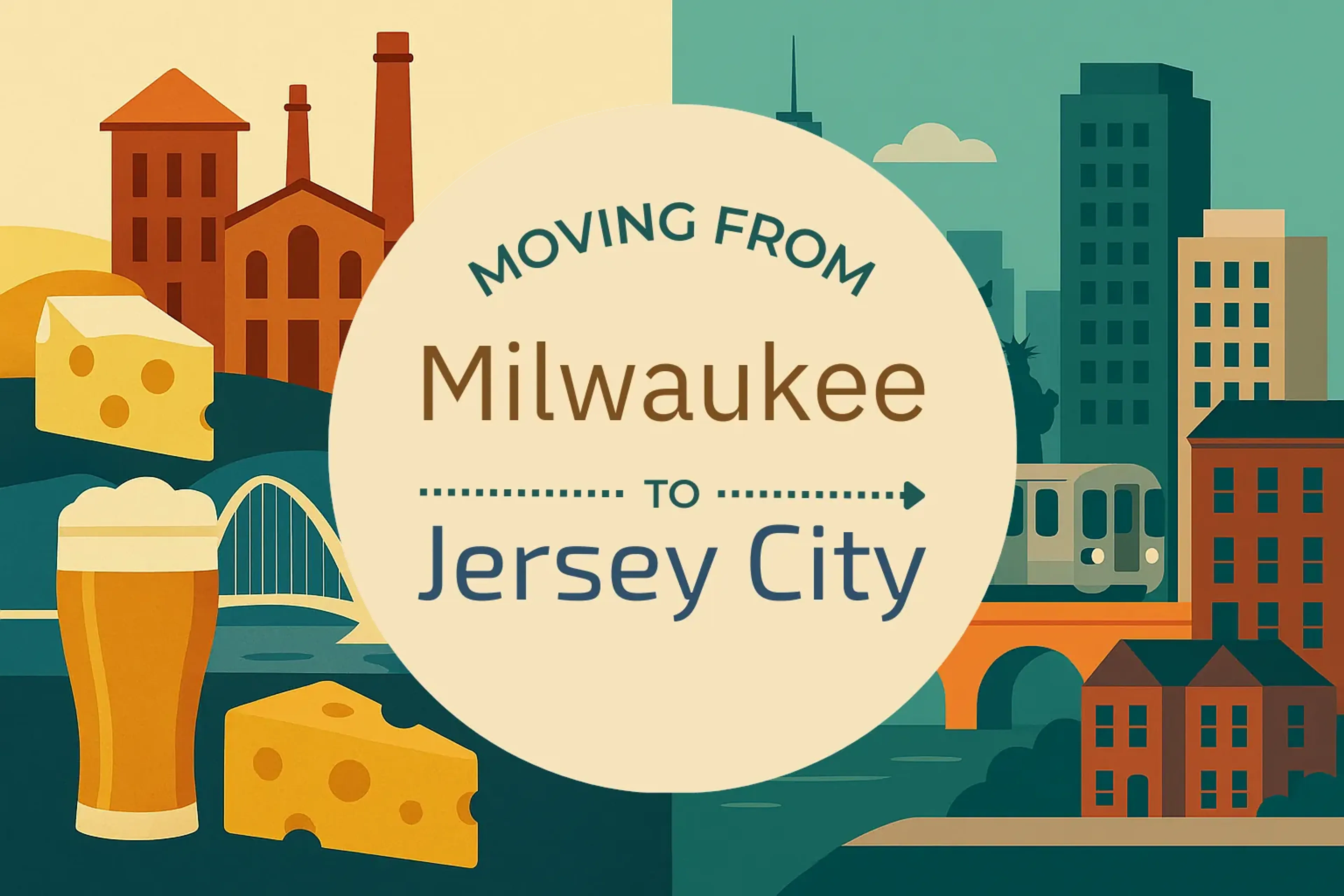 Side-by-side comparison of Milwaukee to Jersey City moving companies