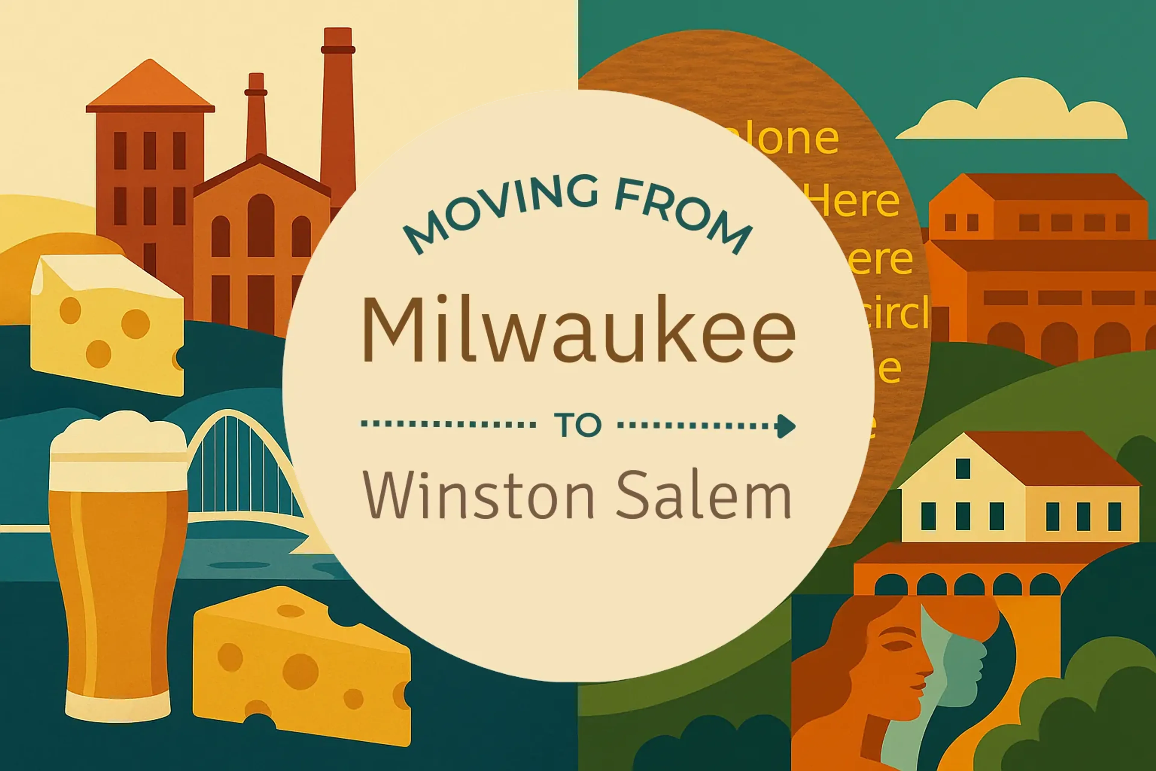 Side-by-side comparison of Milwaukee to Winston Salem moving companies