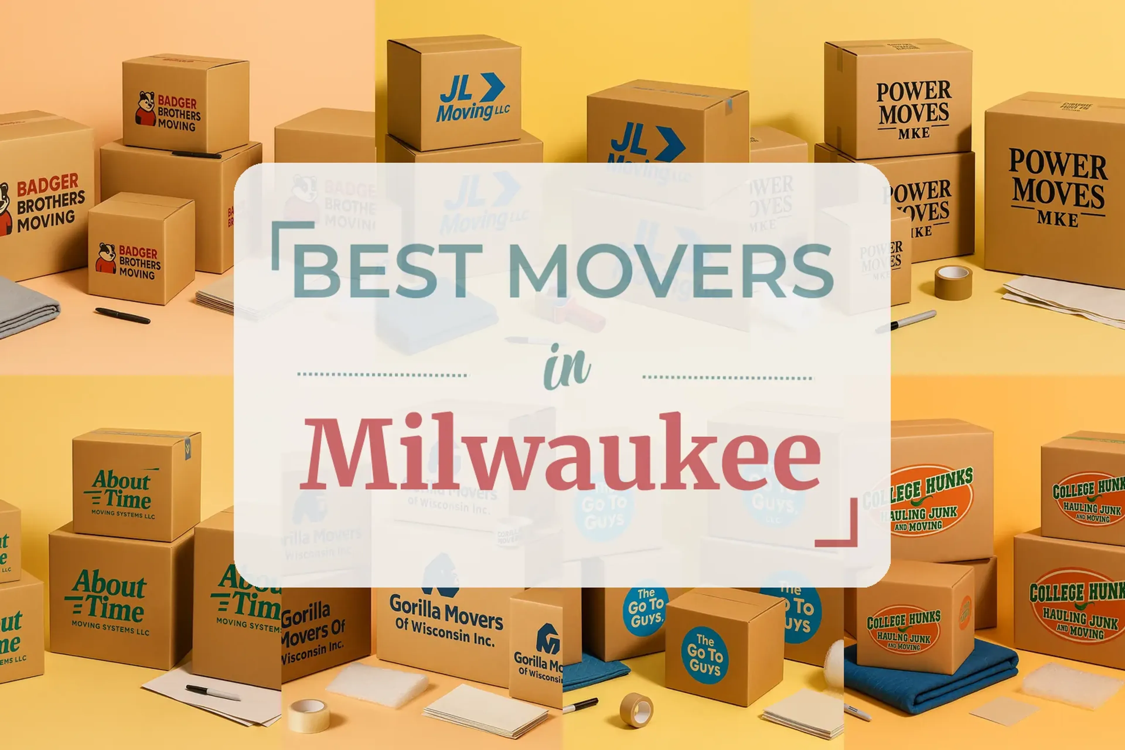 Side-by-side comparison of Milwaukee moving companies
