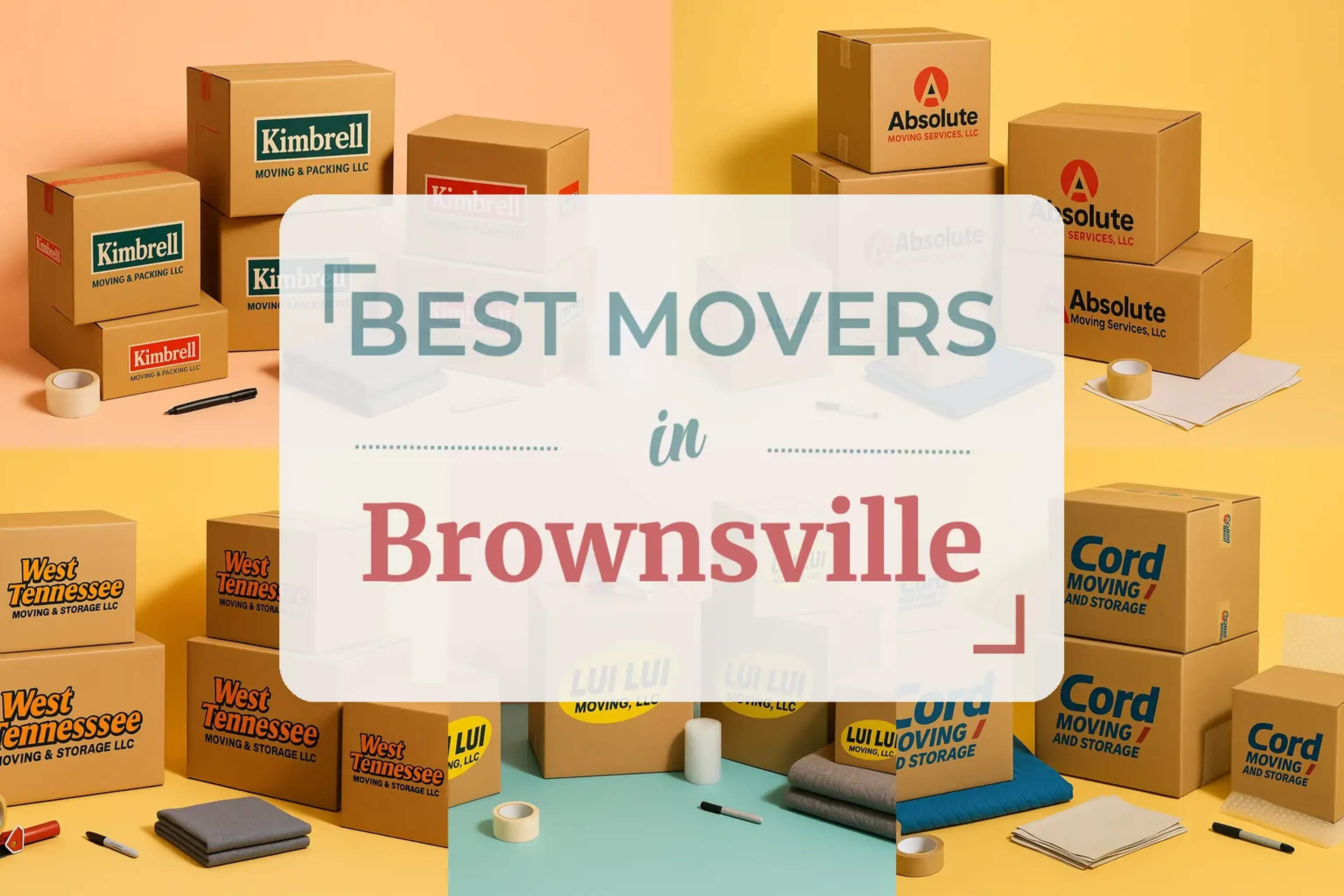 Side-by-side comparison of Brownsville moving companies