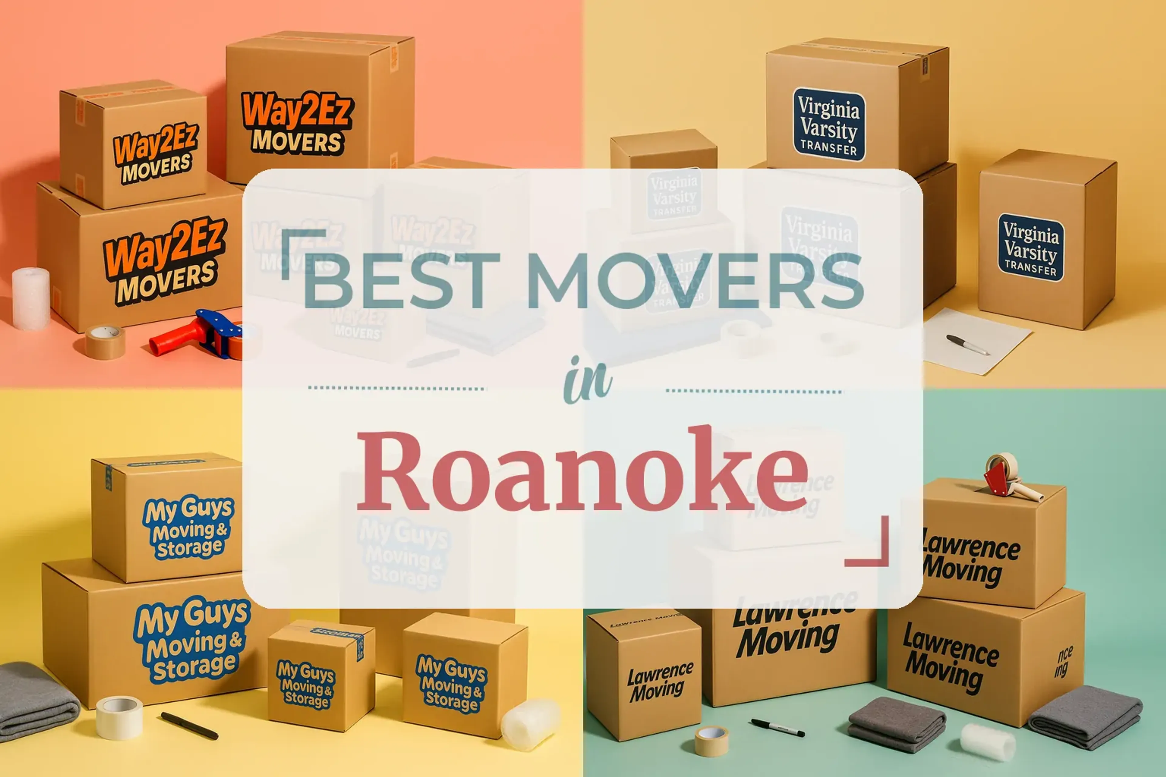 Side-by-side comparison of Roanoke moving companies