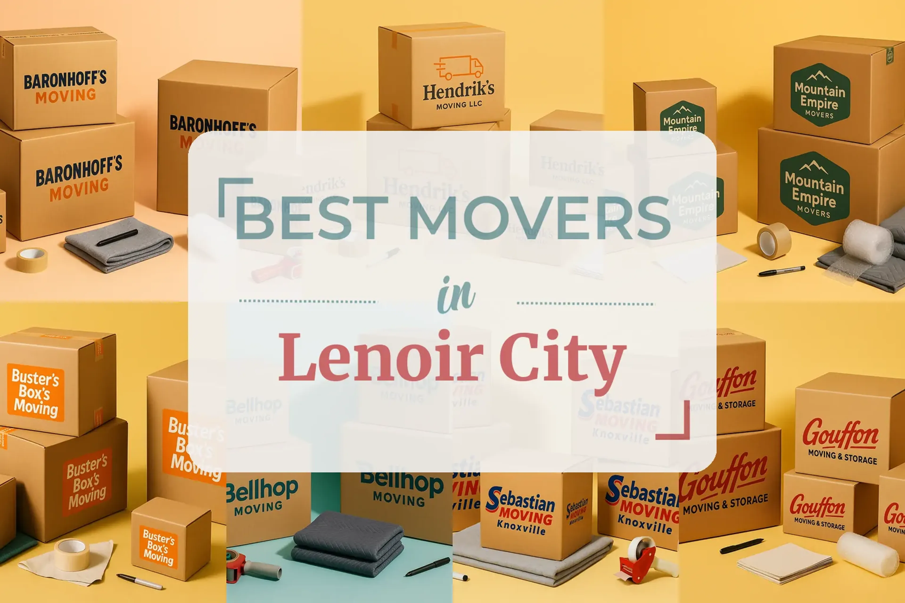 Side-by-side comparison of Lenoir City moving companies