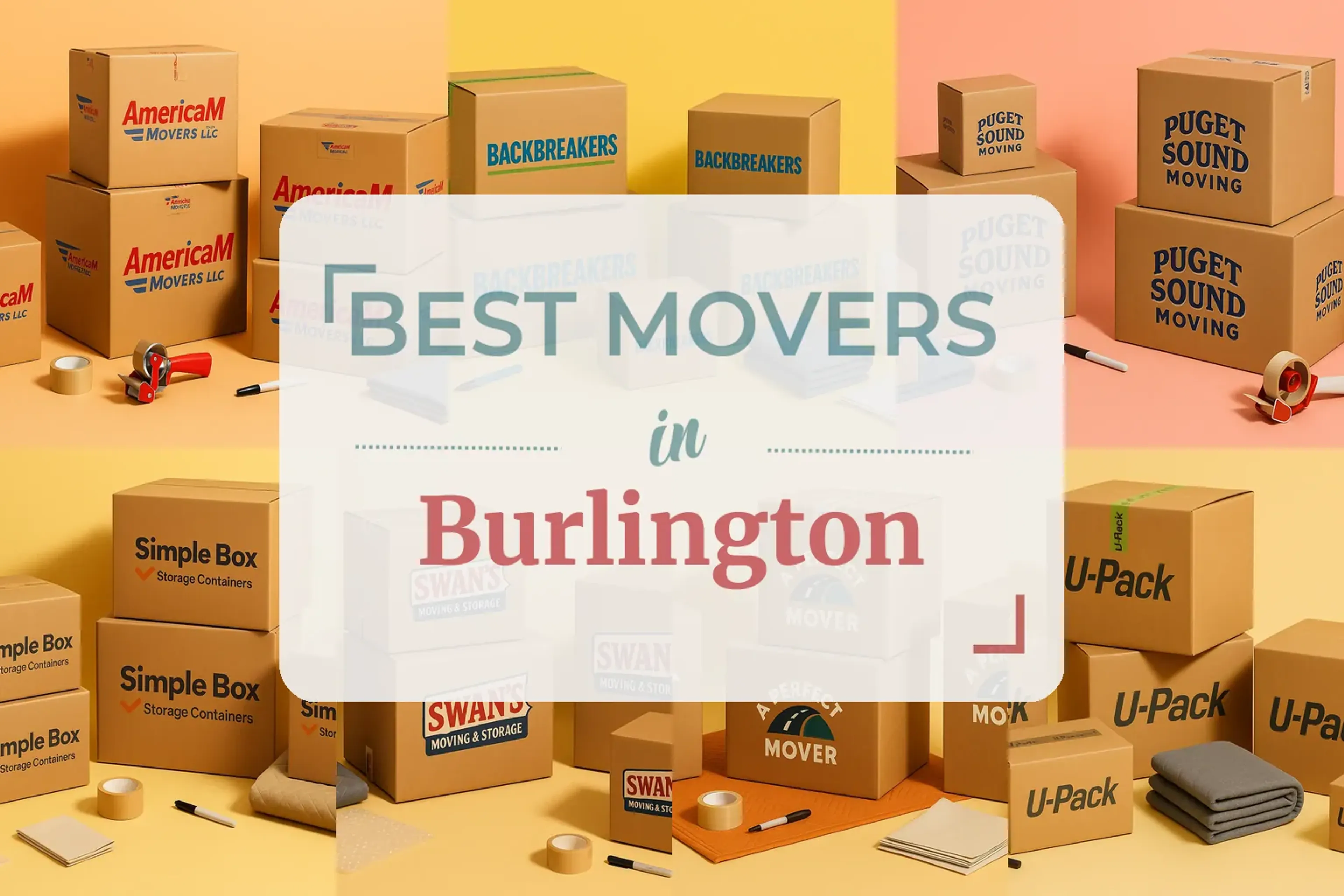 Side-by-side comparison of Burlington moving companies
