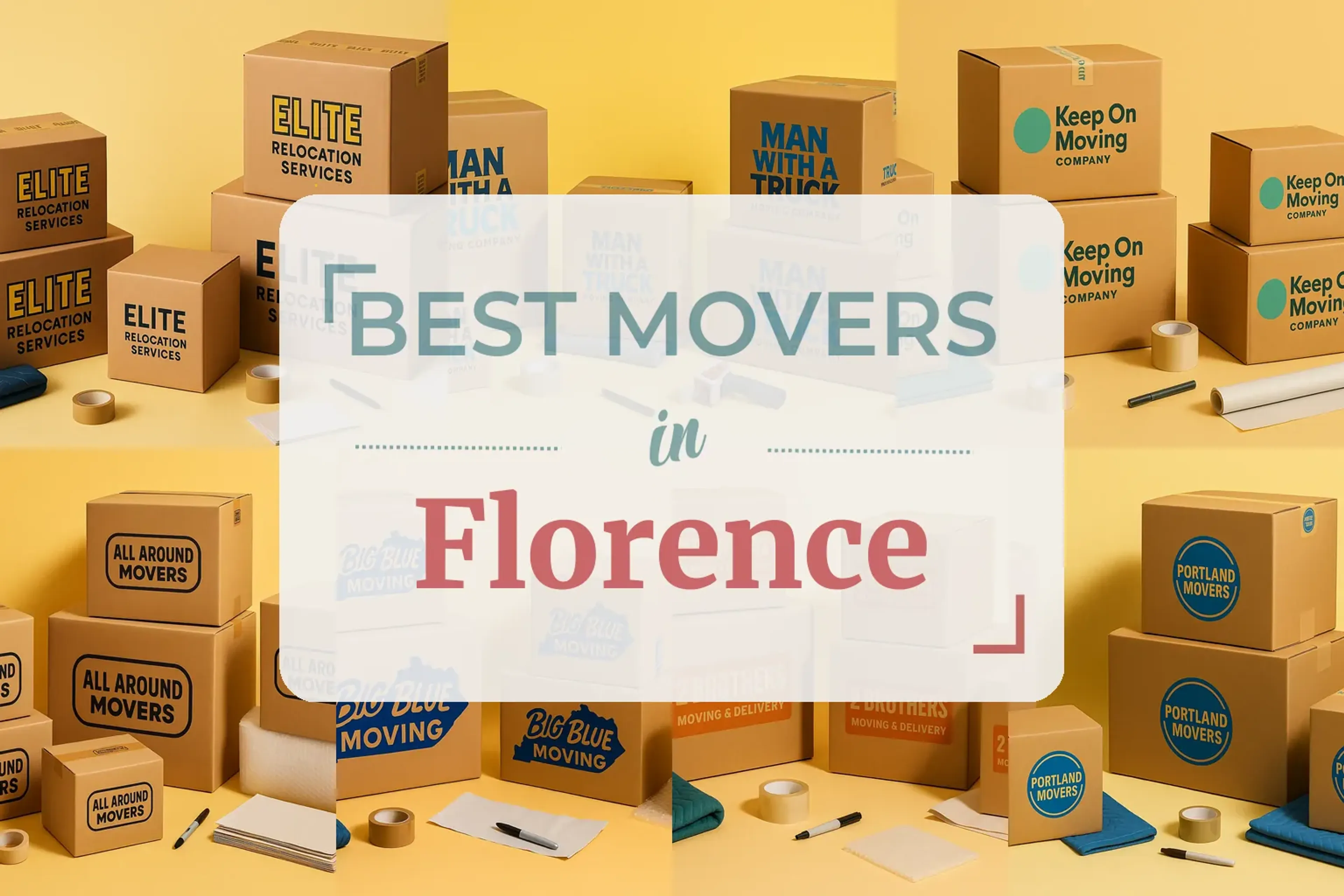 Side-by-side comparison of Florence moving companies