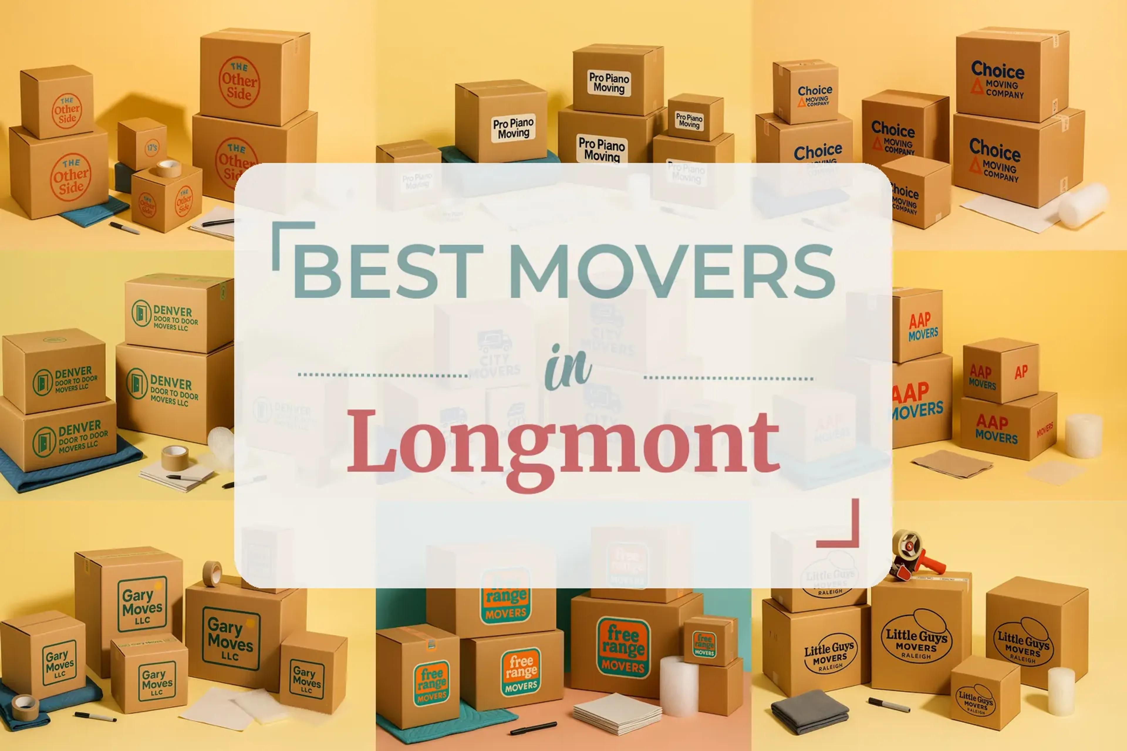Side-by-side comparison of Longmont moving companies