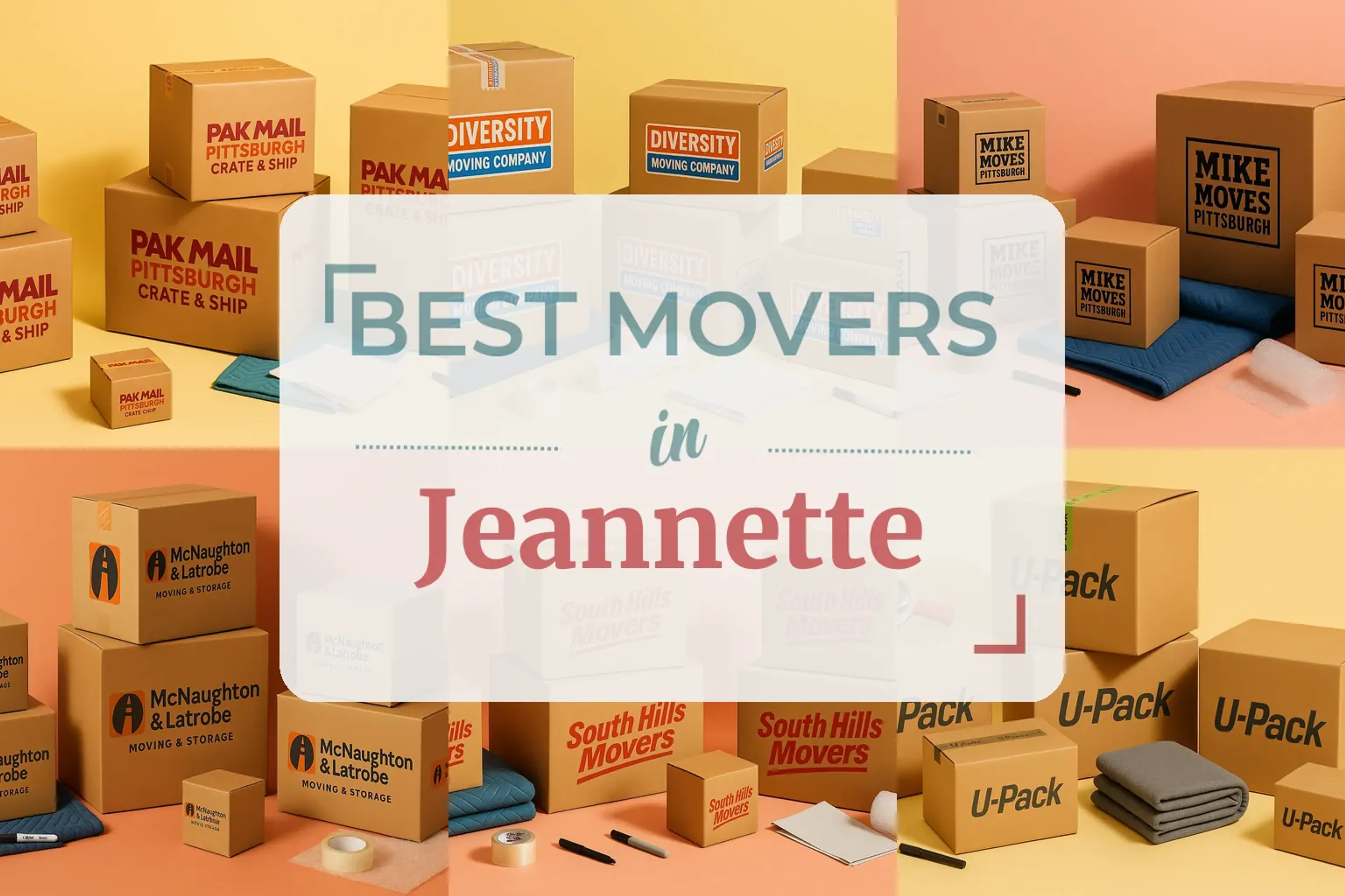 Side-by-side comparison of Jeannette moving companies