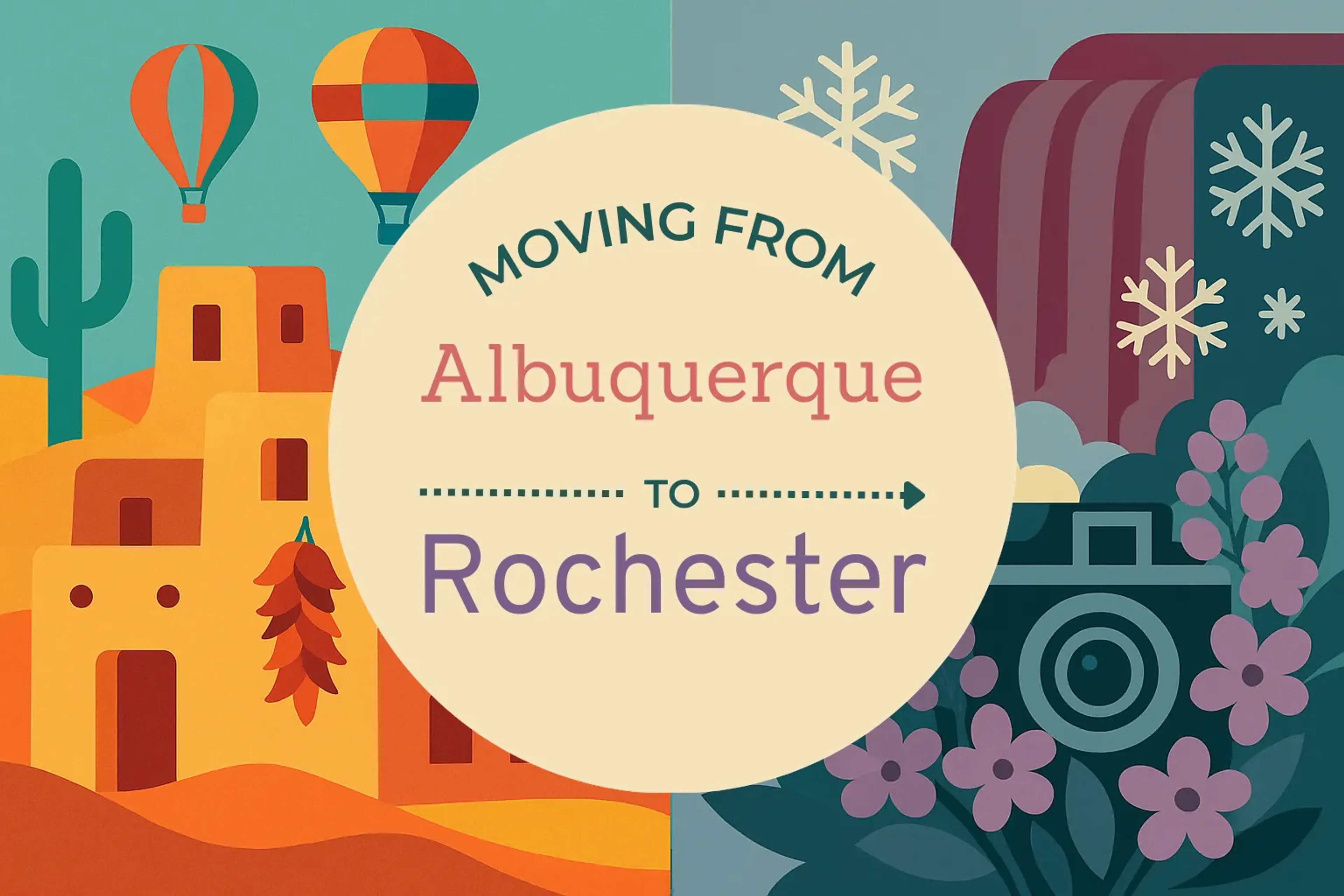 Side-by-side comparison of Albuquerque to Rochester moving companies