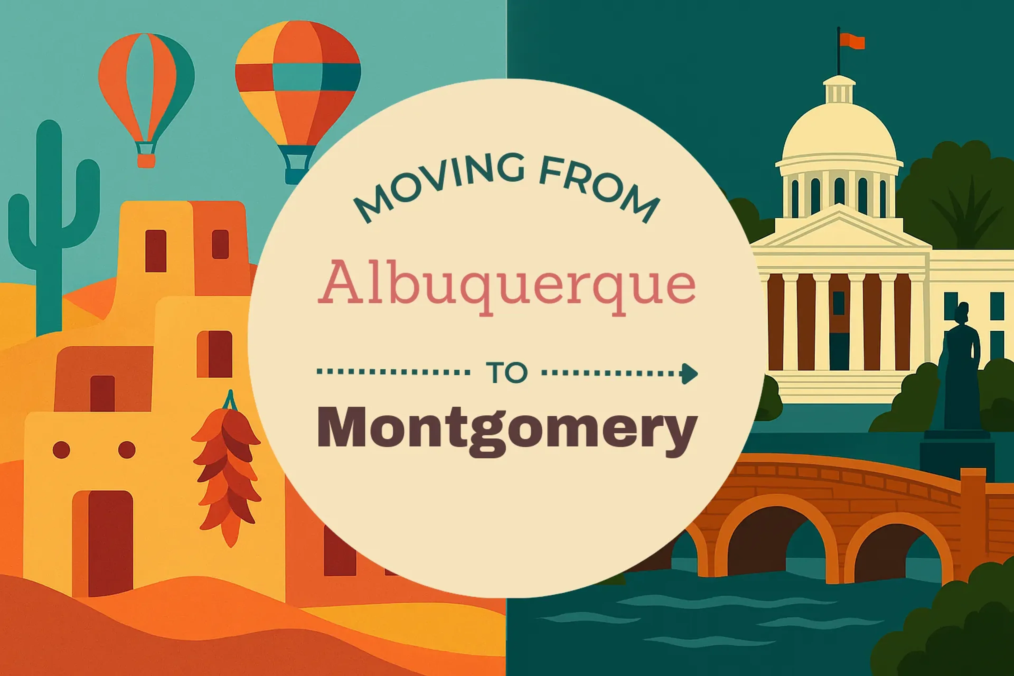 Side-by-side comparison of Albuquerque to Montgomery moving companies