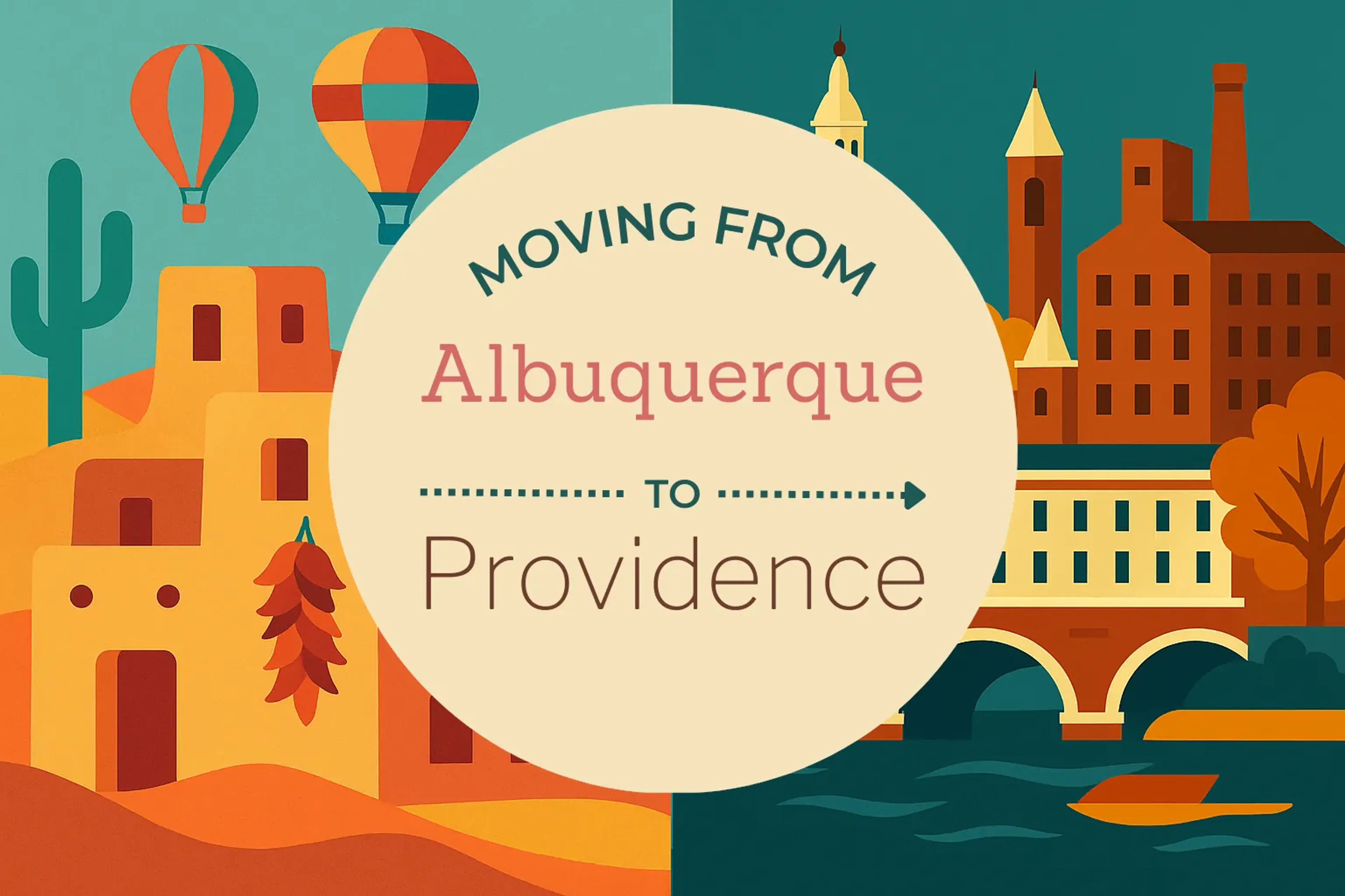 Side-by-side comparison of Albuquerque to Providence moving companies