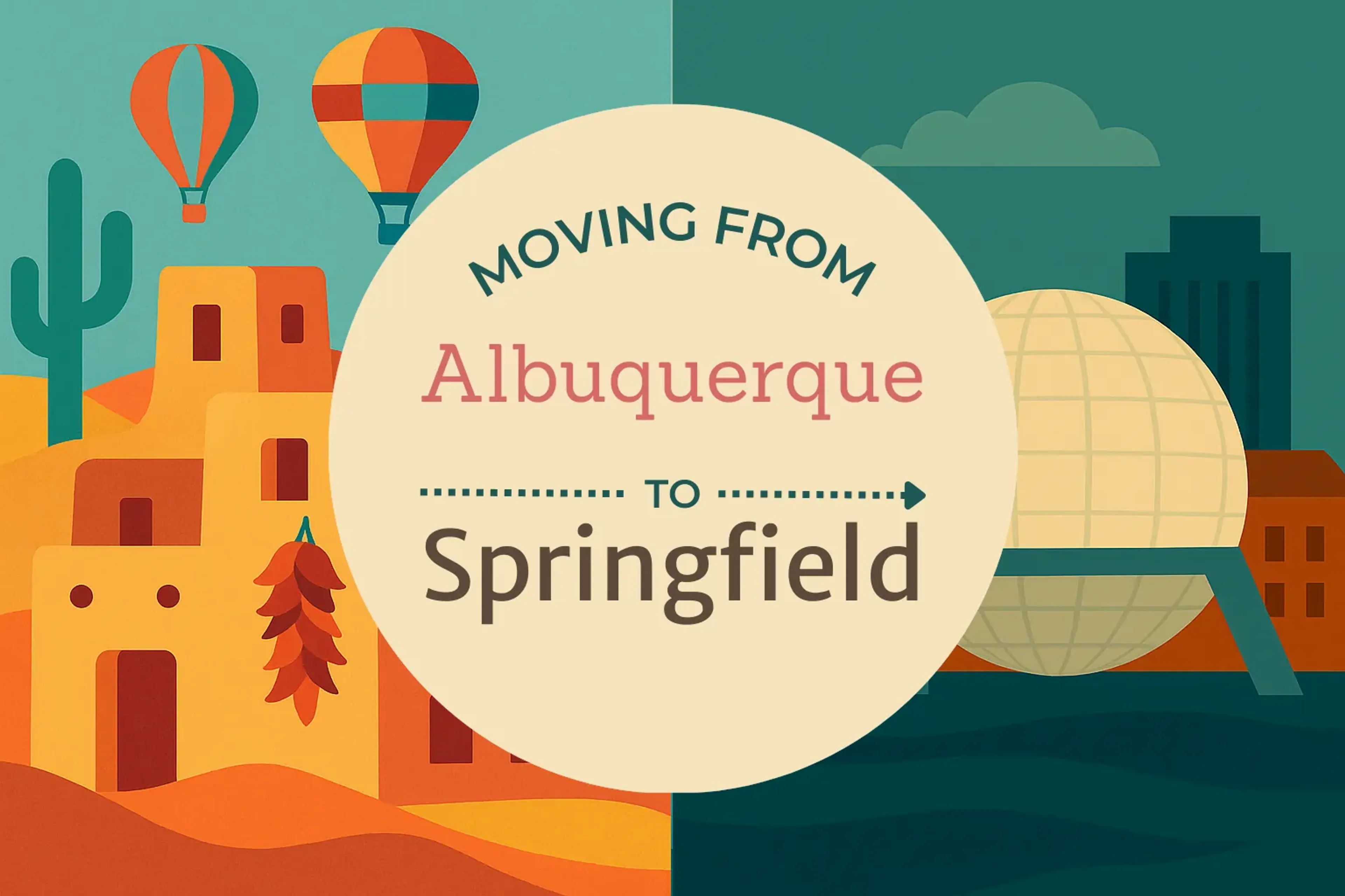 Side-by-side comparison of Albuquerque to Springfield moving companies