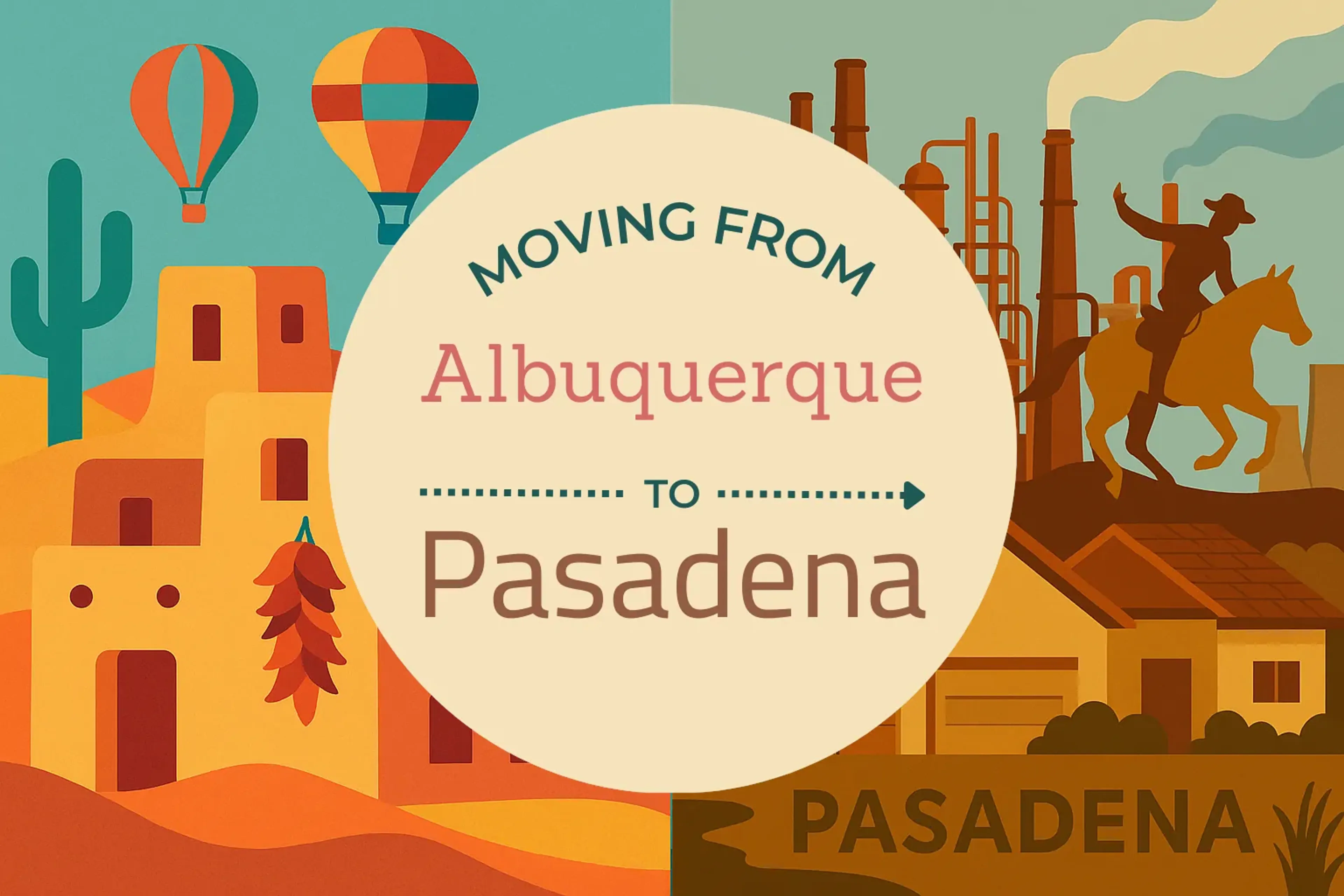 Side-by-side comparison of Albuquerque to Pasadena moving companies