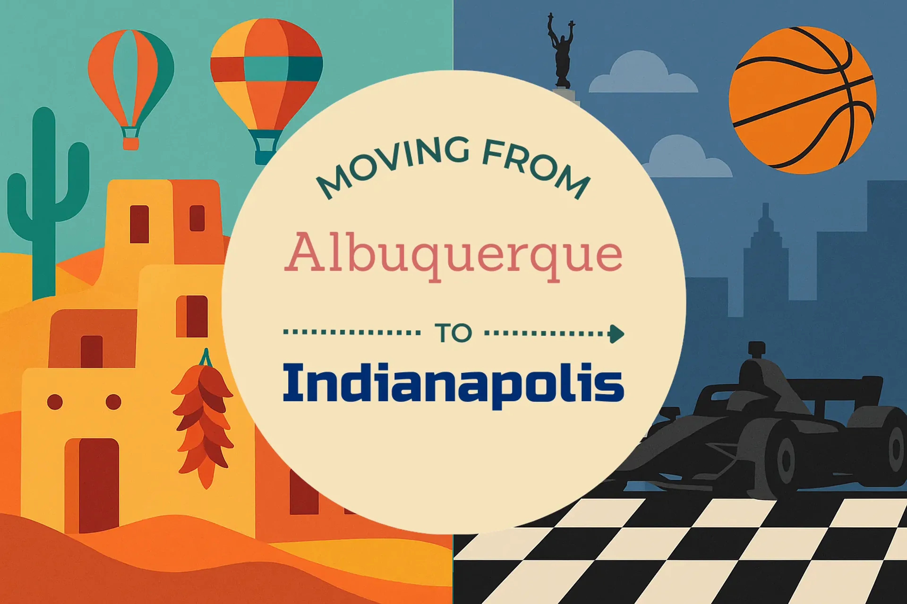 Side-by-side comparison of Albuquerque to Indianapolis moving companies